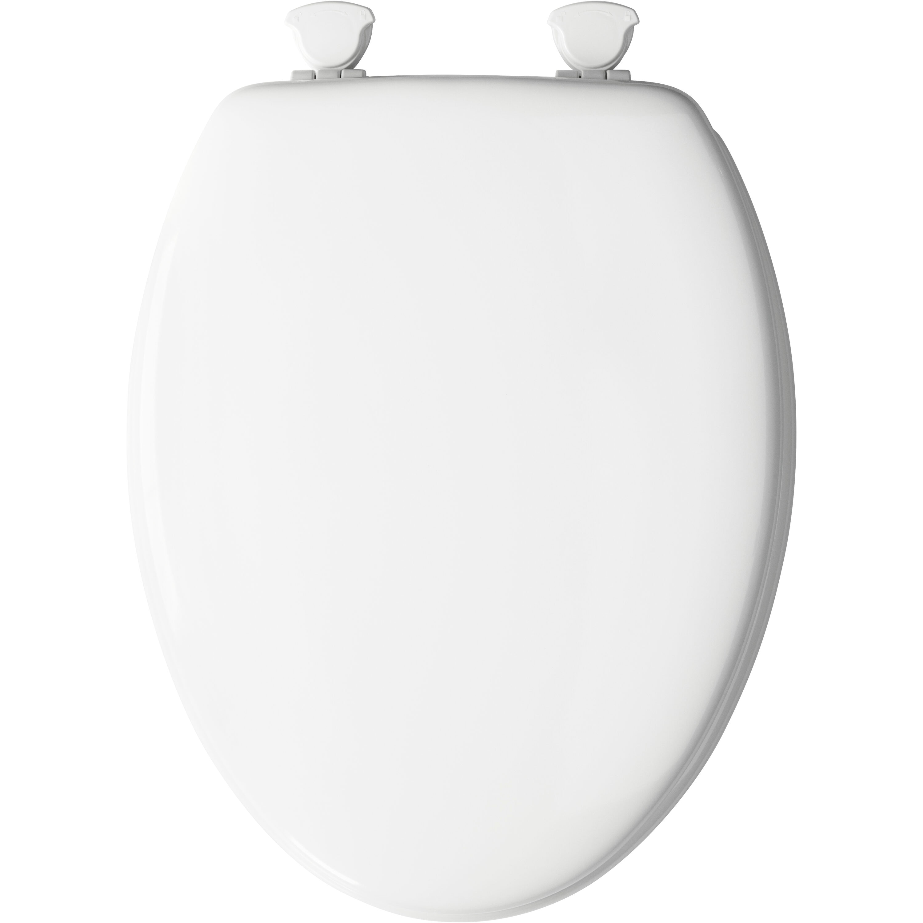 Mayfair by Bemis Westport Wood White Elongated Toilet Seat 1745EC 000 ...