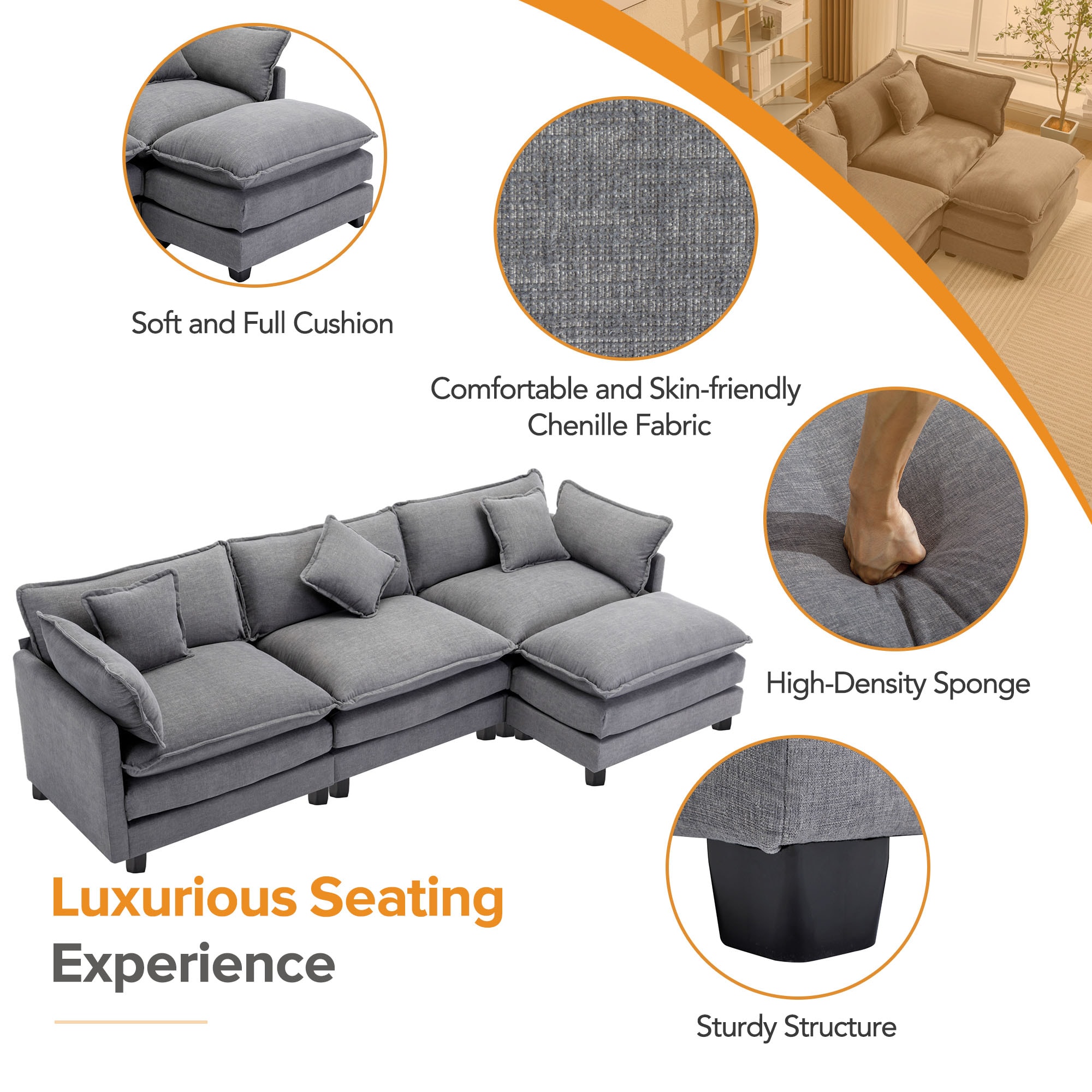 Nestfair SC0060E Sofas-Loveseats - View #6
