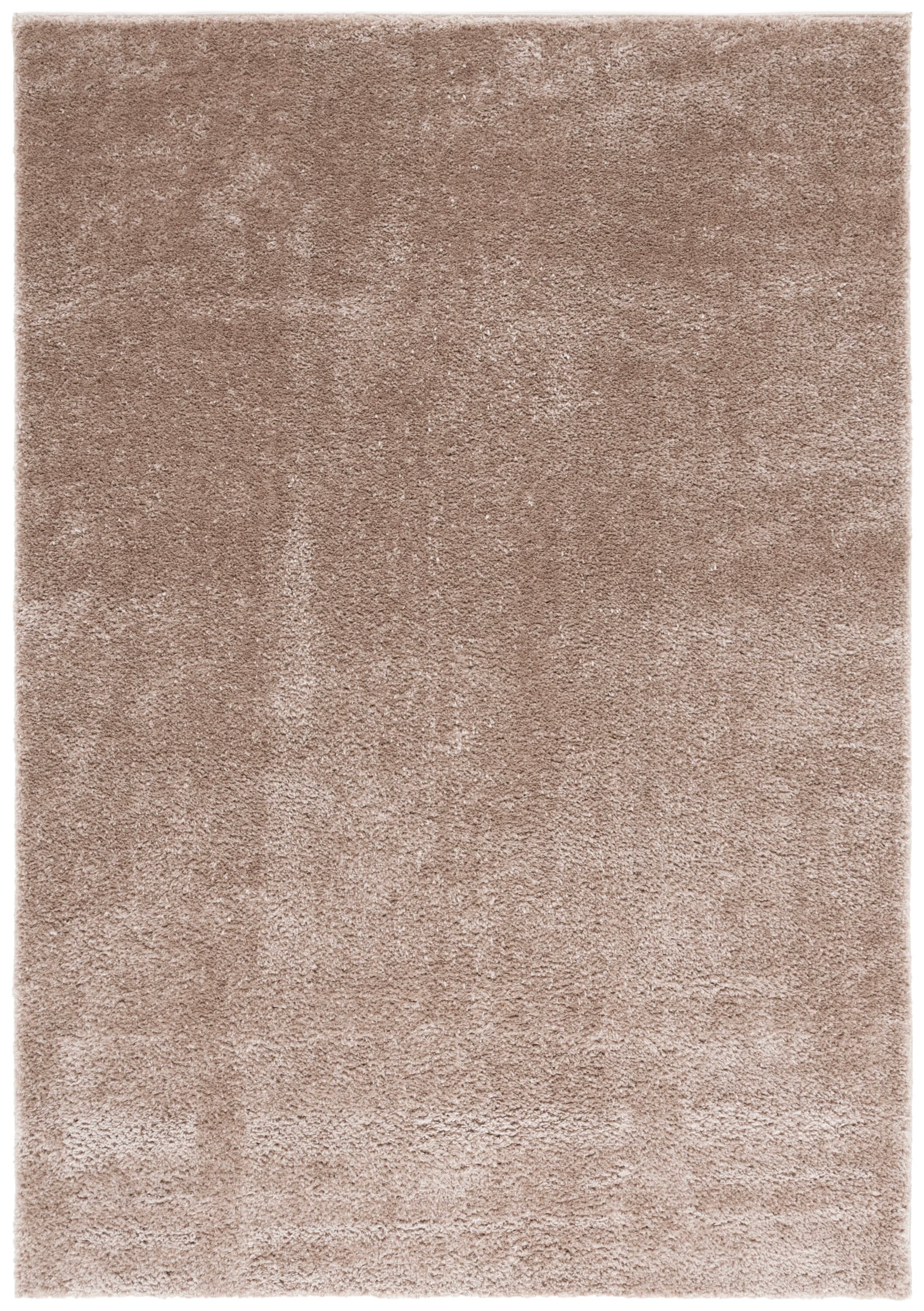 Safavieh PNL540E-8 8 x 10 (ft) Loomed Polyester Taupe Rectangular Indoor Solid Mid-Century Modern Area rug