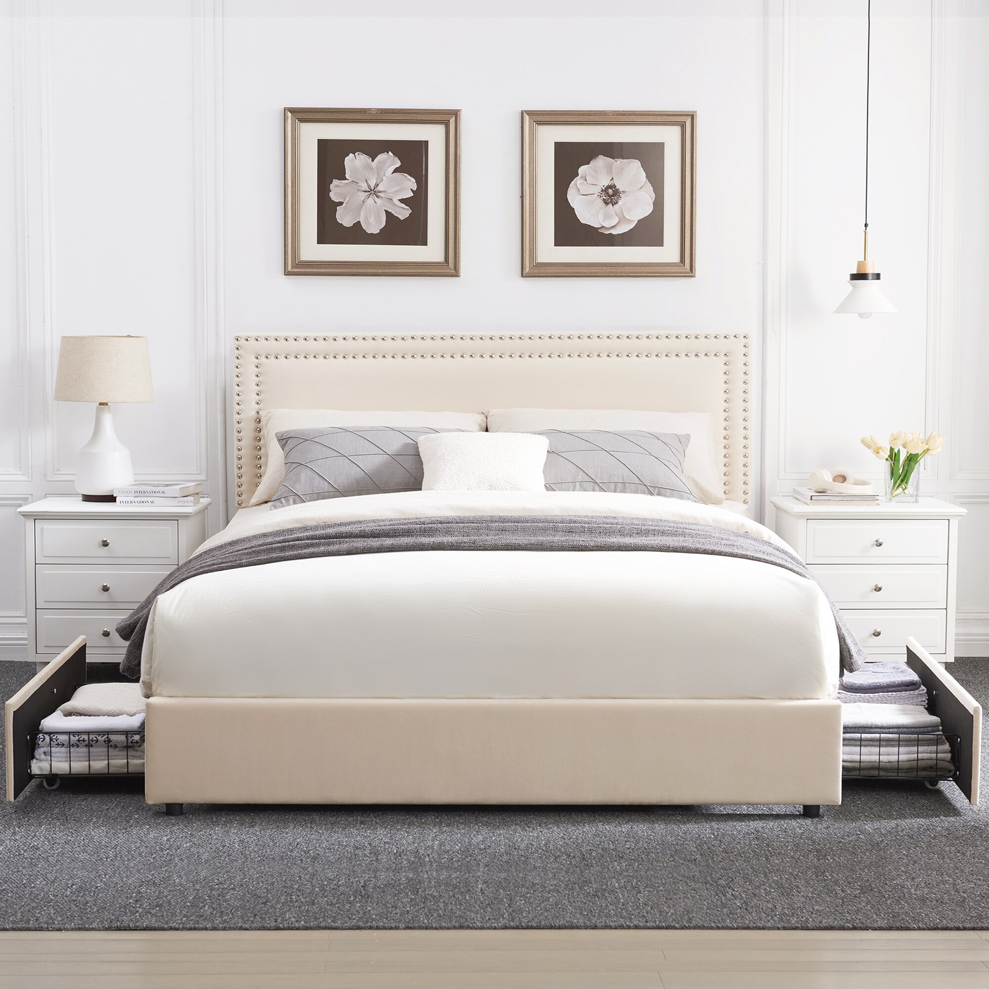 Vecelo LOE-CY-QB05-UP-BGE beds - View #9