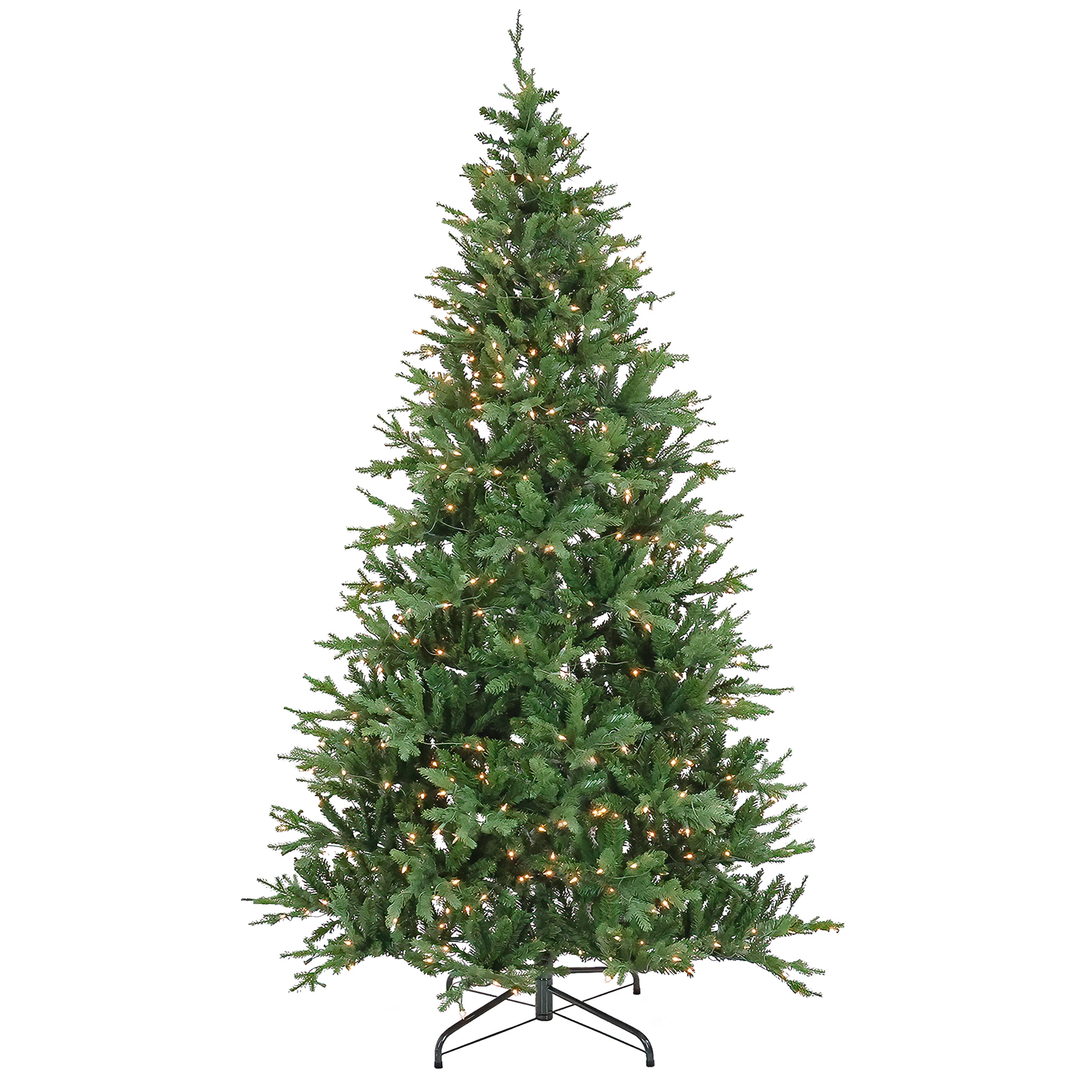 National Tree Company PEHE55-307-75 7.5-ft Fir Pre-lit Artificial Christmas Tree with Clear Incandescent Lights