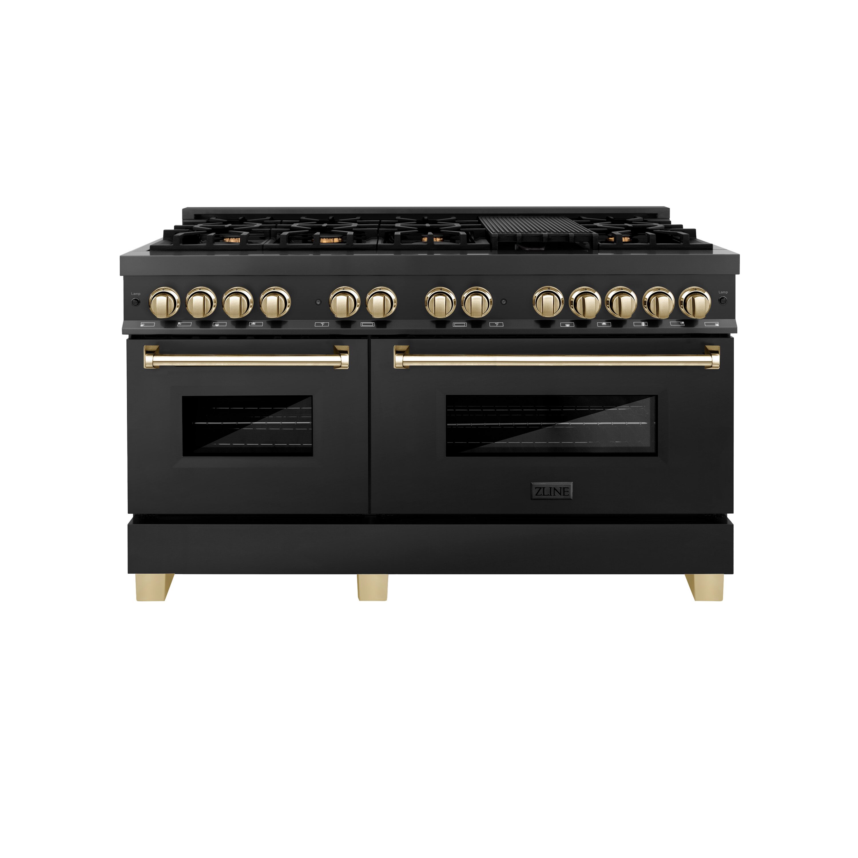 ZLINE KITCHEN & BATH RABZ-60-G Double-Dual-Fuel-Ranges - View #2