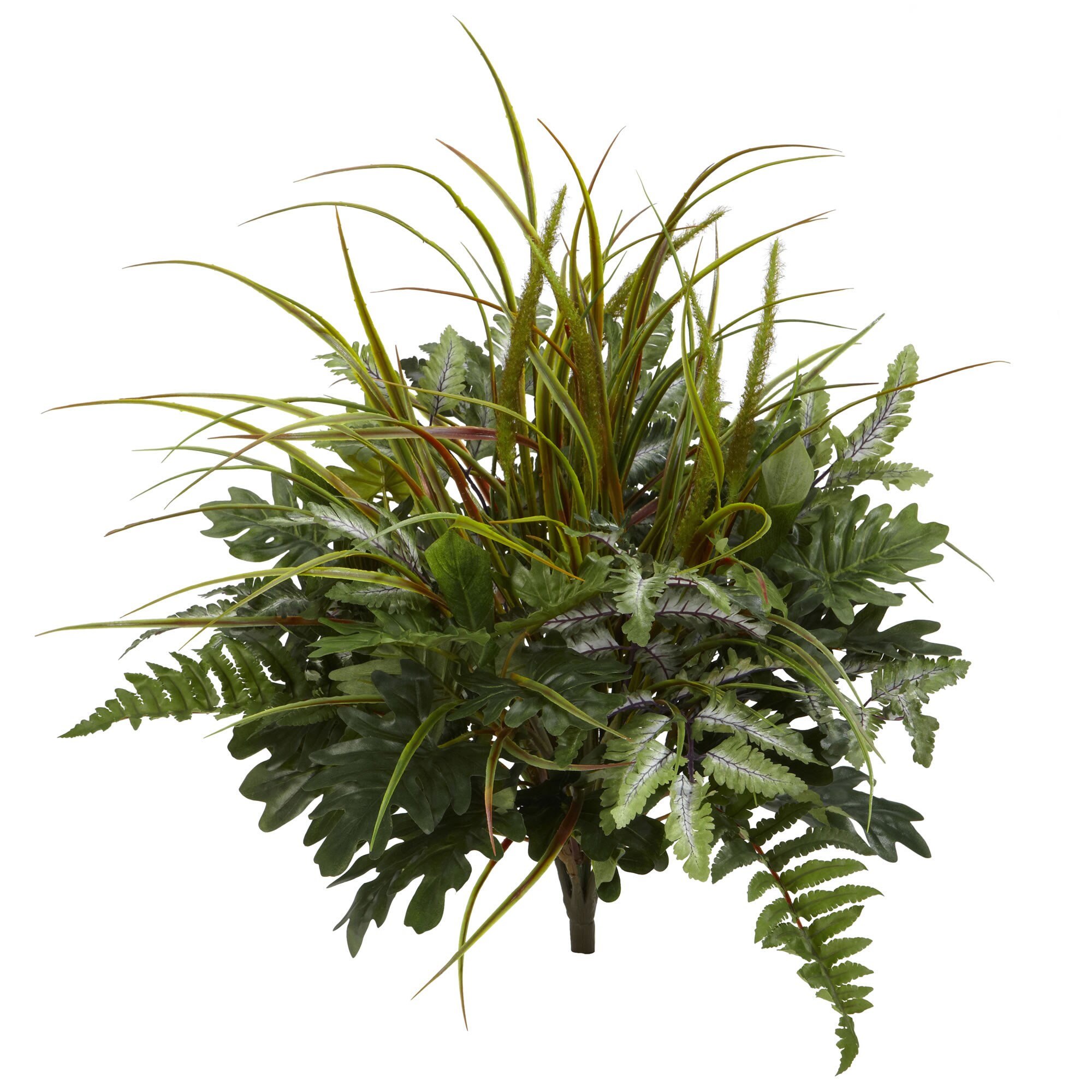 Nearly Natural 28 In Green Indoor Silk Artificial Plant At Lowes Com   12665960 