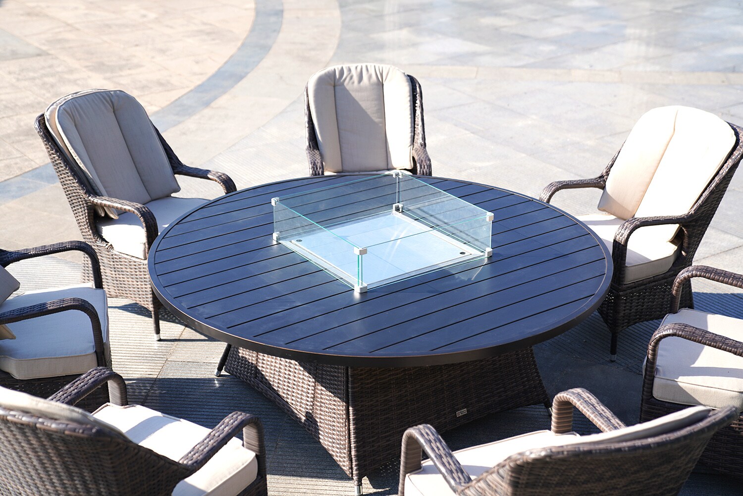 Direct Wicker DWG-1108A-BR Patio-Dining-Sets - View #6