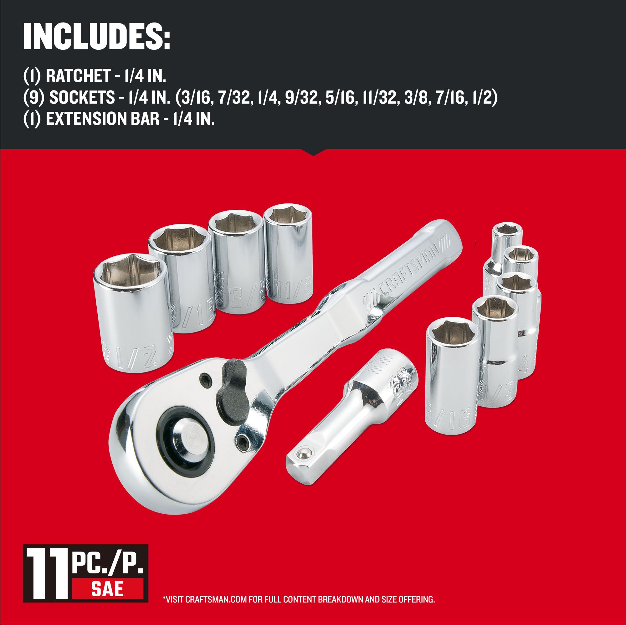 CRAFTSMAN CMMT34870 Mechanics-Tool-Sets - View #3