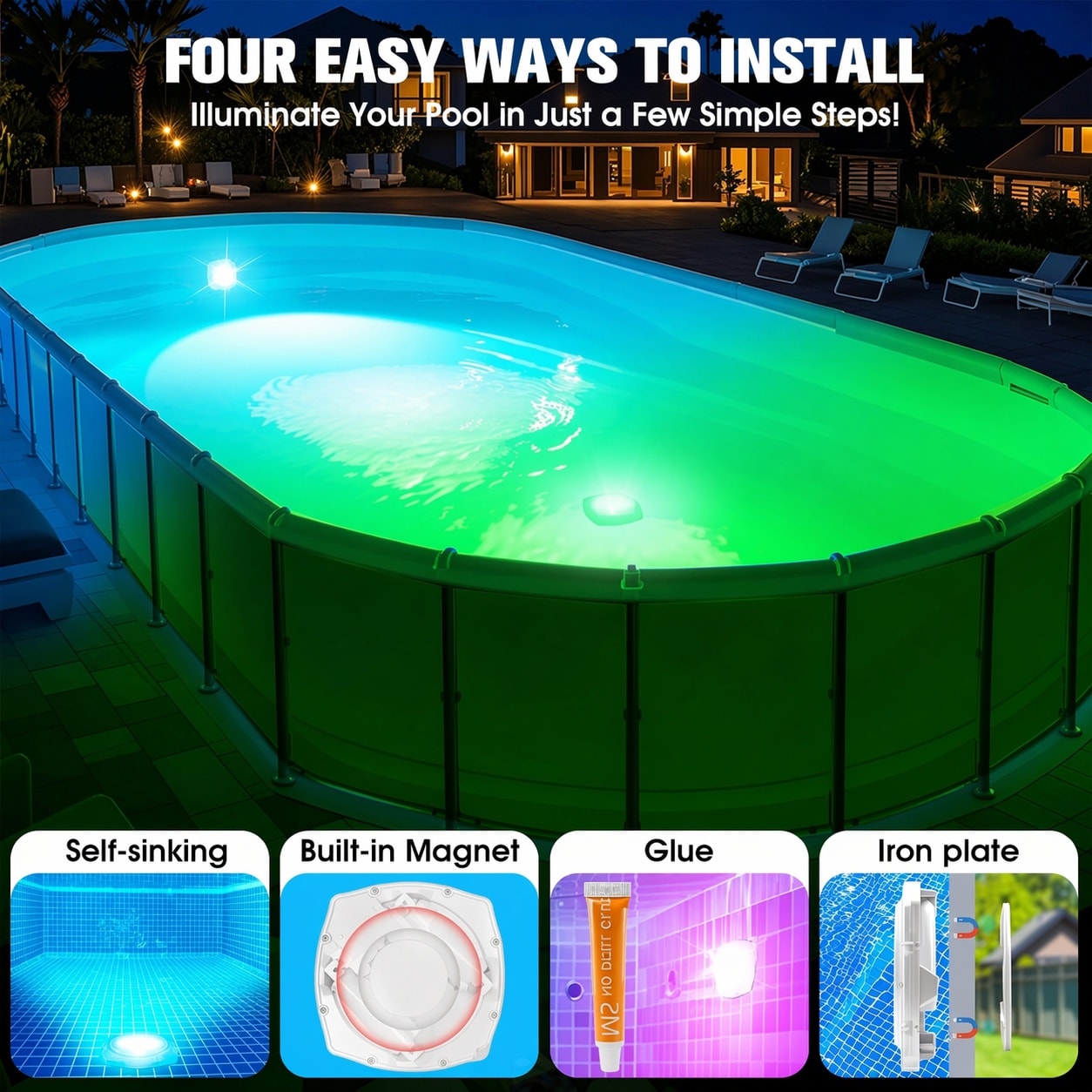 Adrinfly LAD0718D017 Pool-Lights - View #4