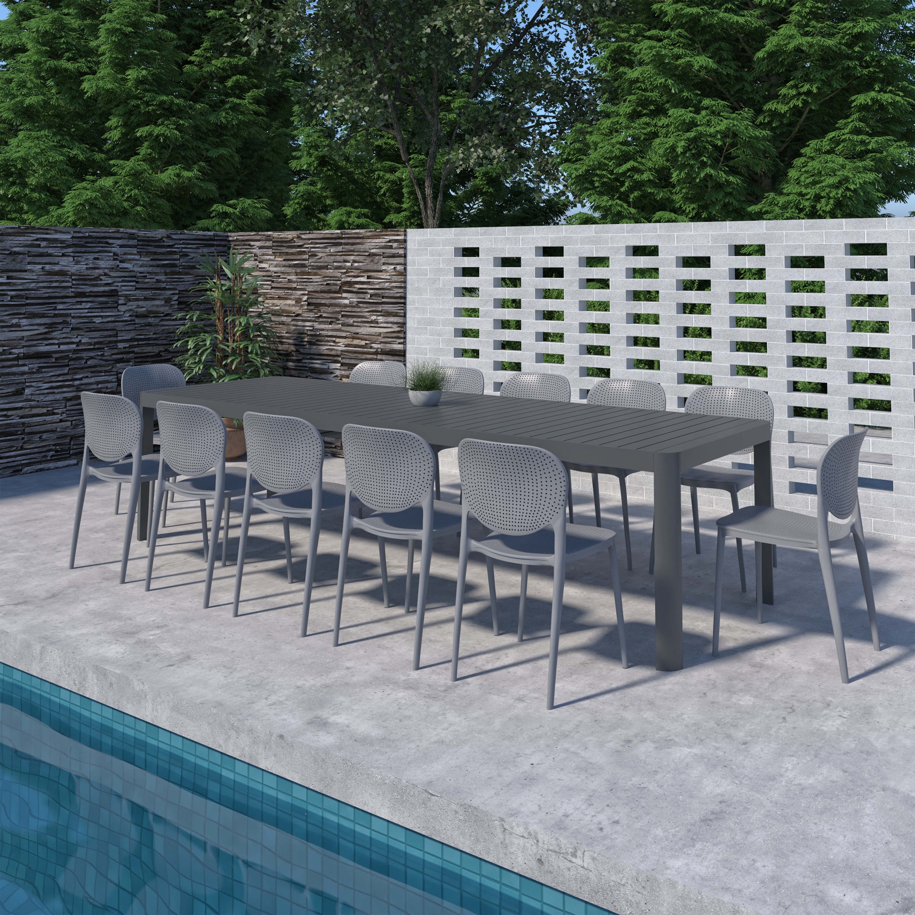 Amazonia LWS-CALEXTGR-12ISAGR Patio-Dining-Sets - View #3