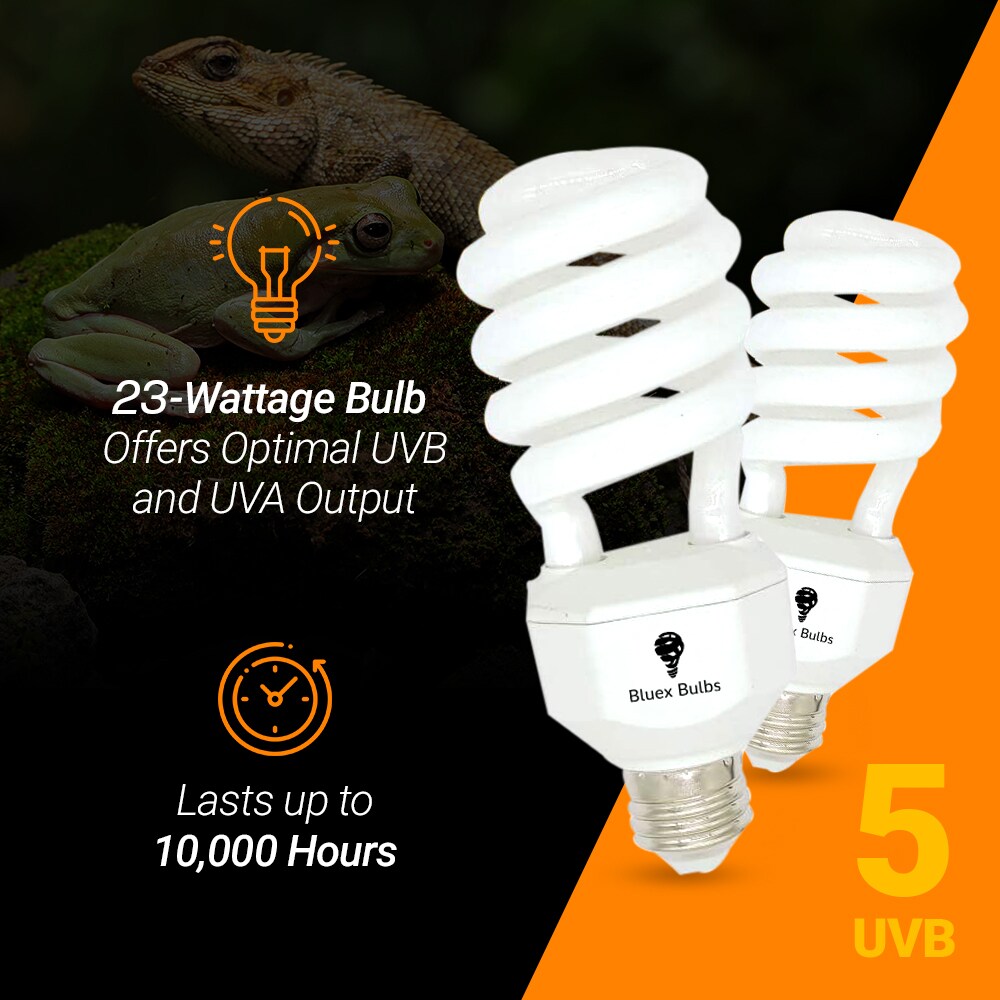 Bluex Bulbs REP-CFL-UVB5-23 Grow-Light-Bulbs - View #4