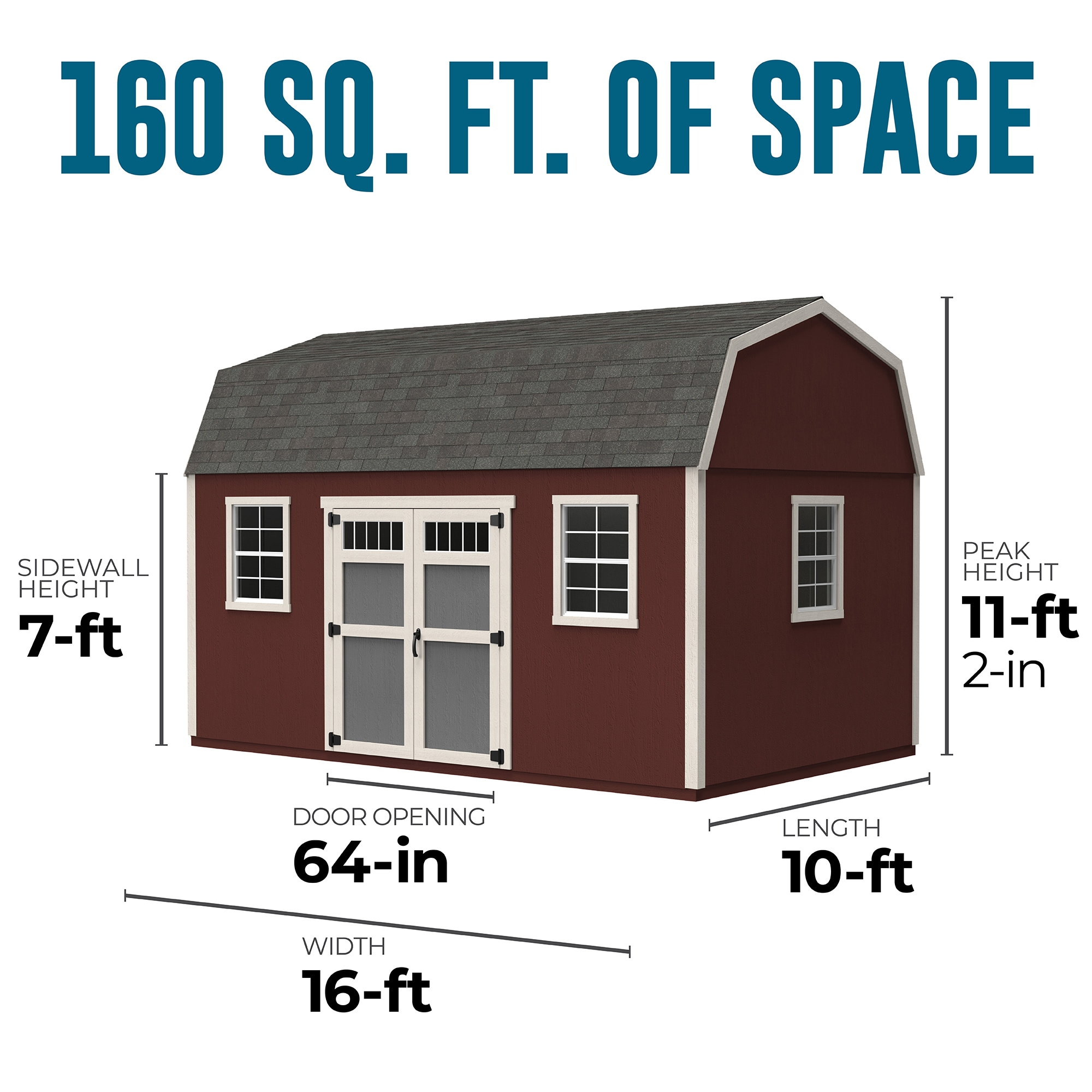 Heartland 19007-0 Wood-Storage-Buildings - View #4