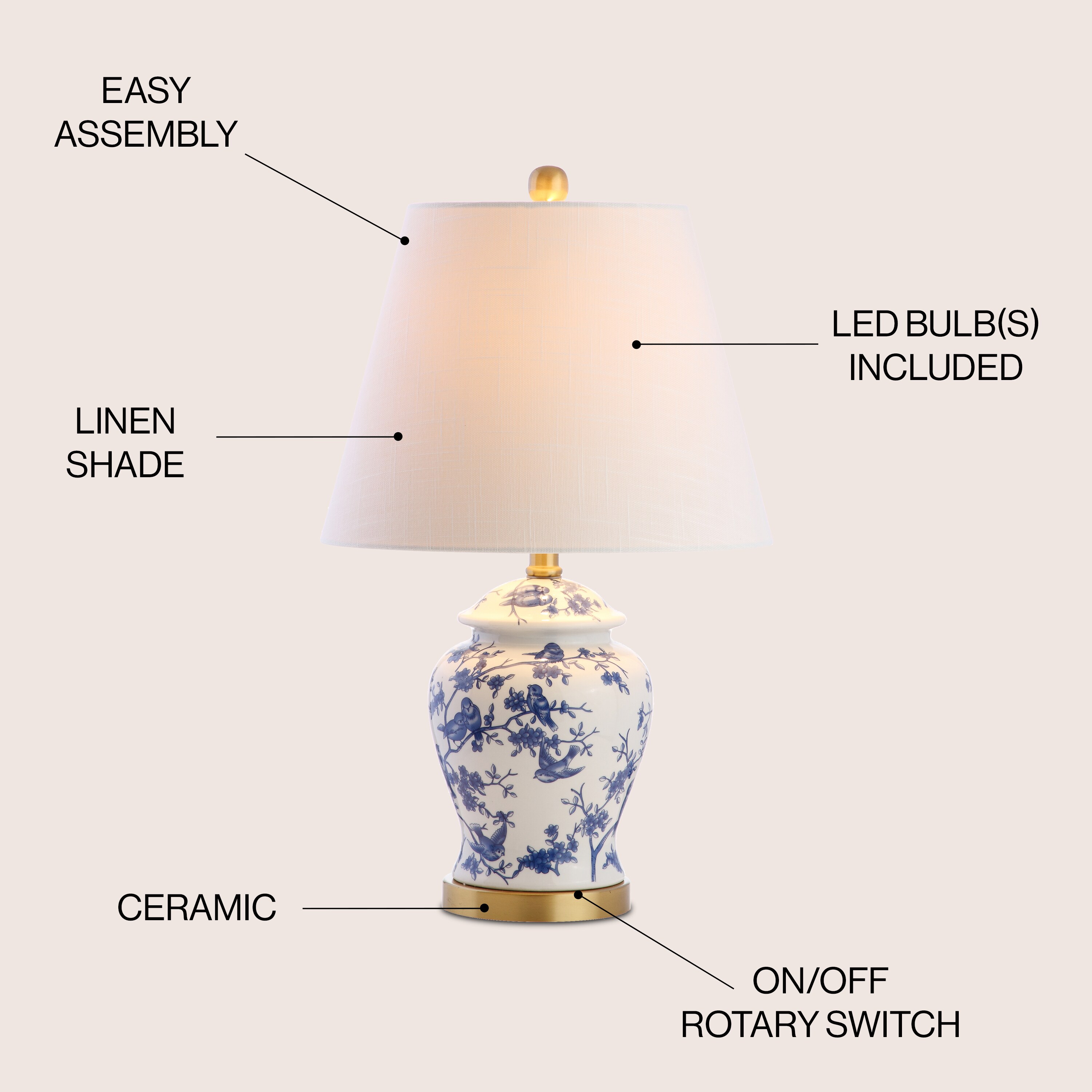 JONATHAN  Y JYL3005A Table-Lamps - View #3