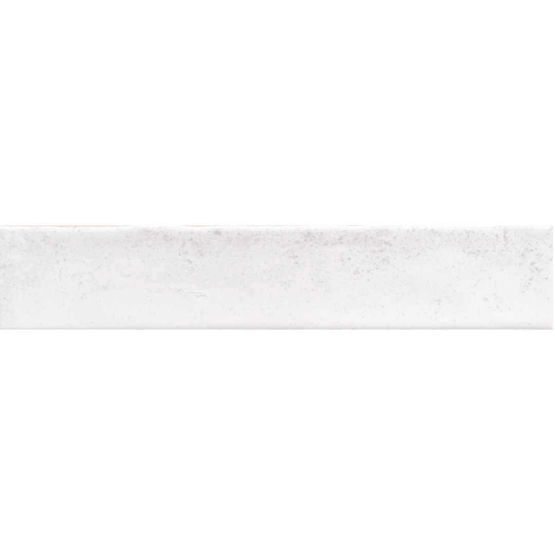 Ibiza 2" x 10" White Glossy Ceramic Subway Tile