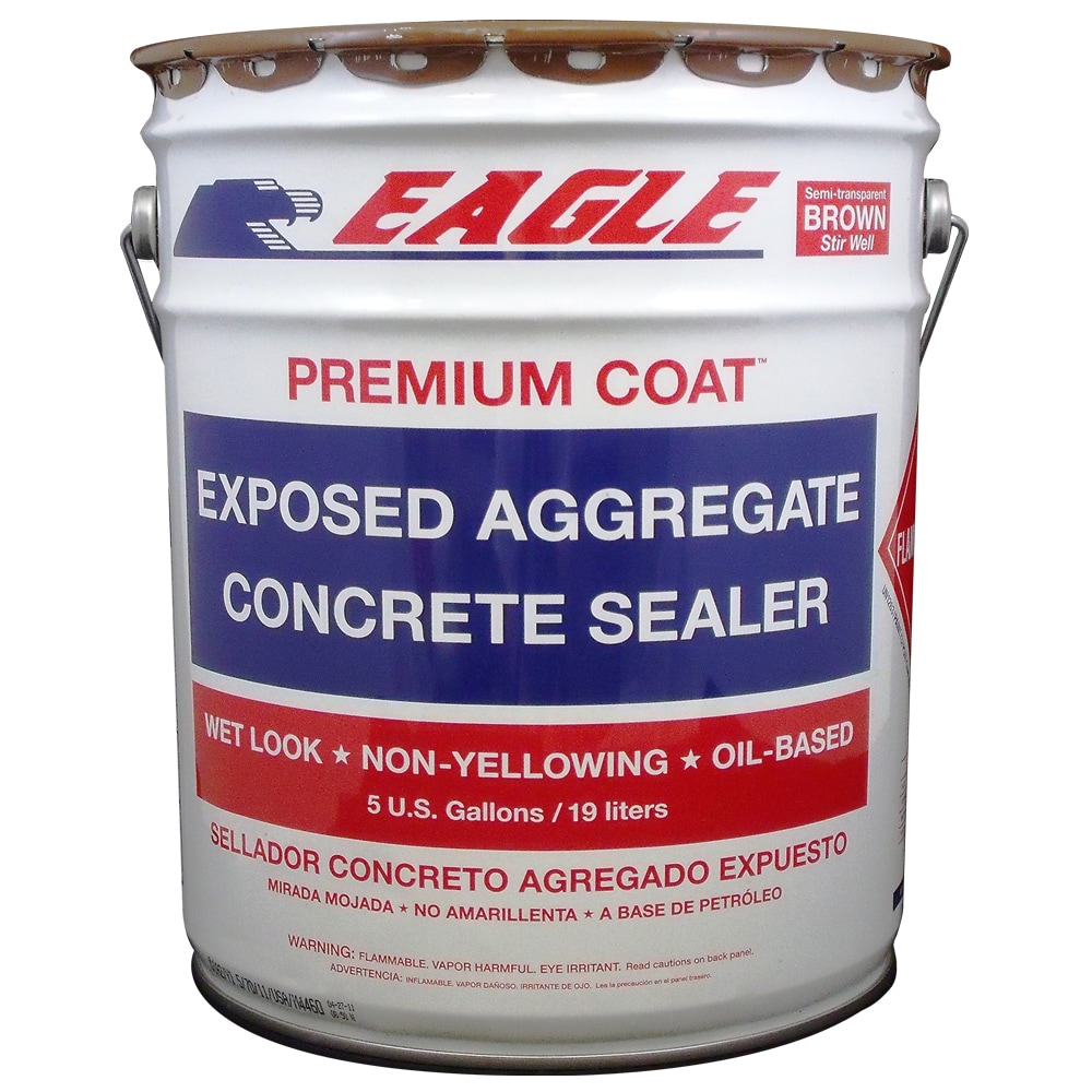 Concrete Sealer, Silicone Acrylic, Clear High-Gloss, 1-Gallon