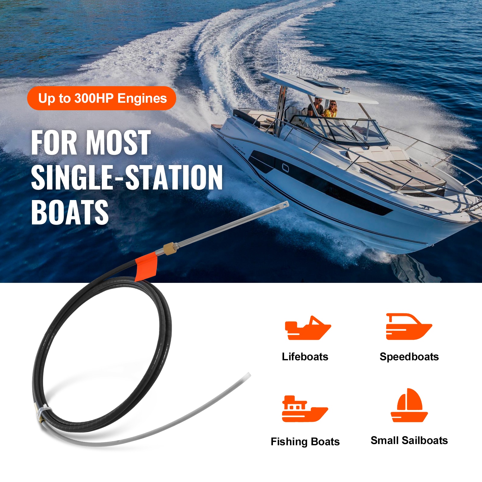 SVOPES SVOPESXWZXDLX05943V0 Boat-Control-Cables - View #2