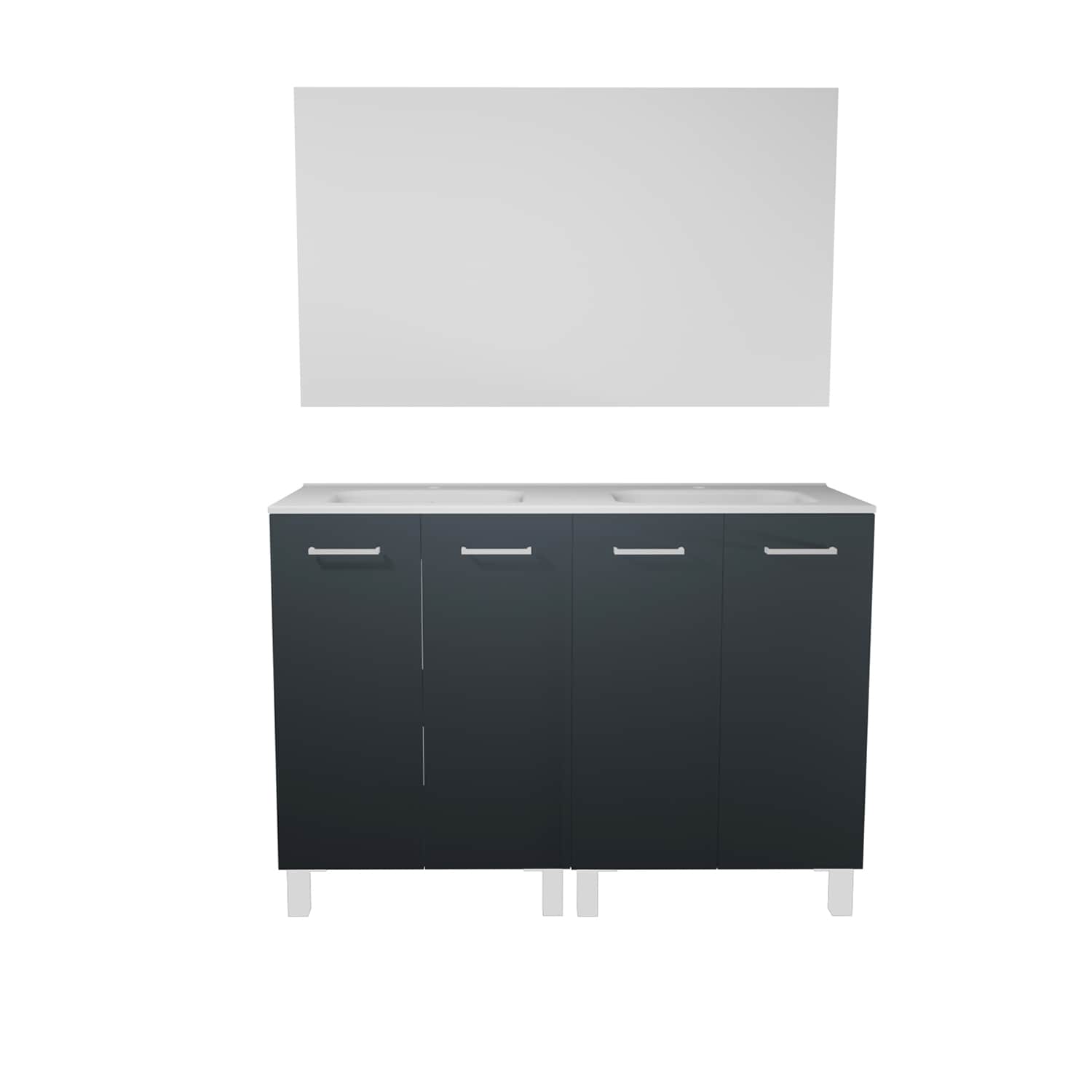 WS Bath Collections LOGIC 120 PACK 1 AN Bath-Vanity-Combo - View #4