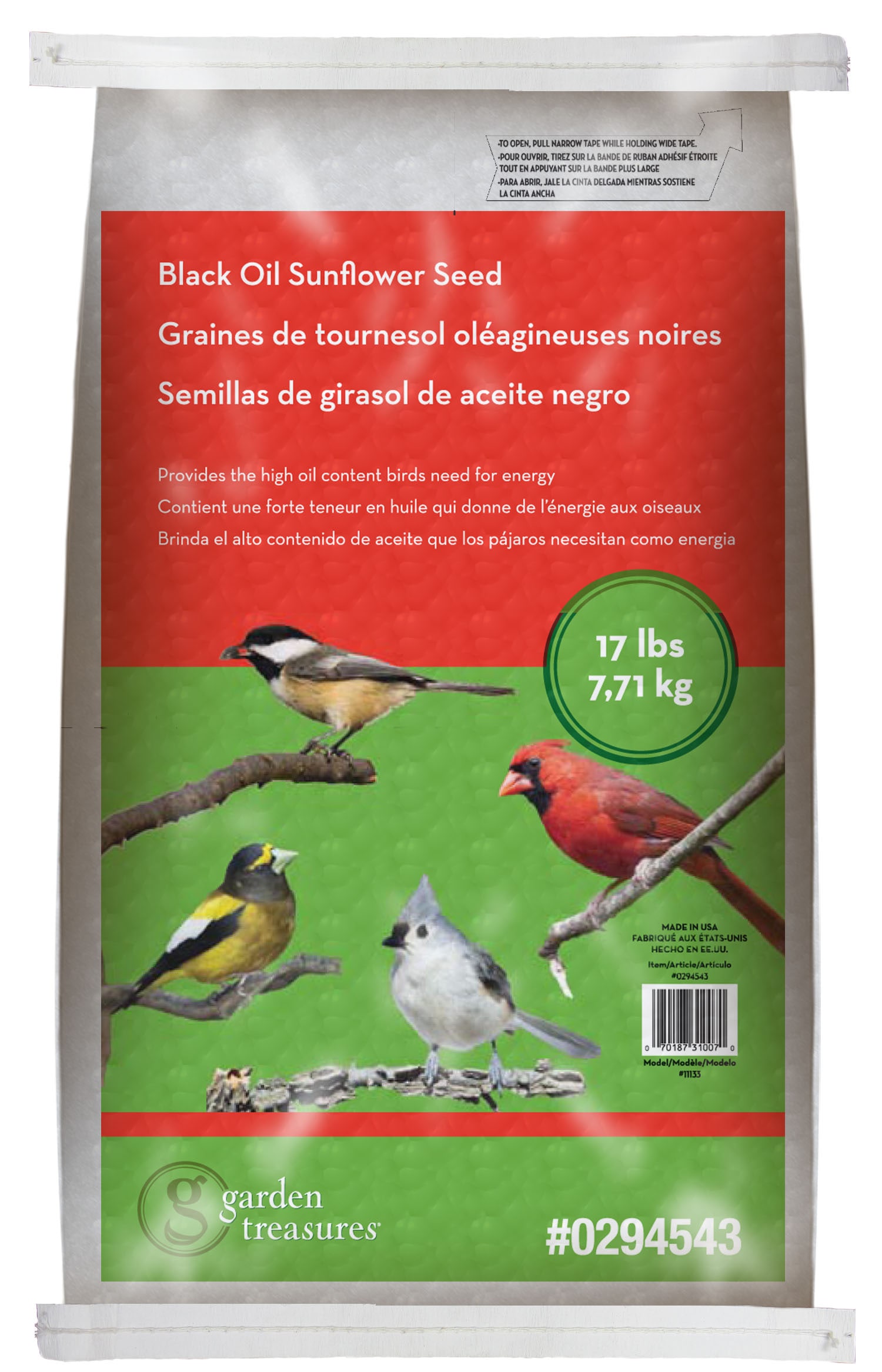 black oil sunflower seeds for birds lowes