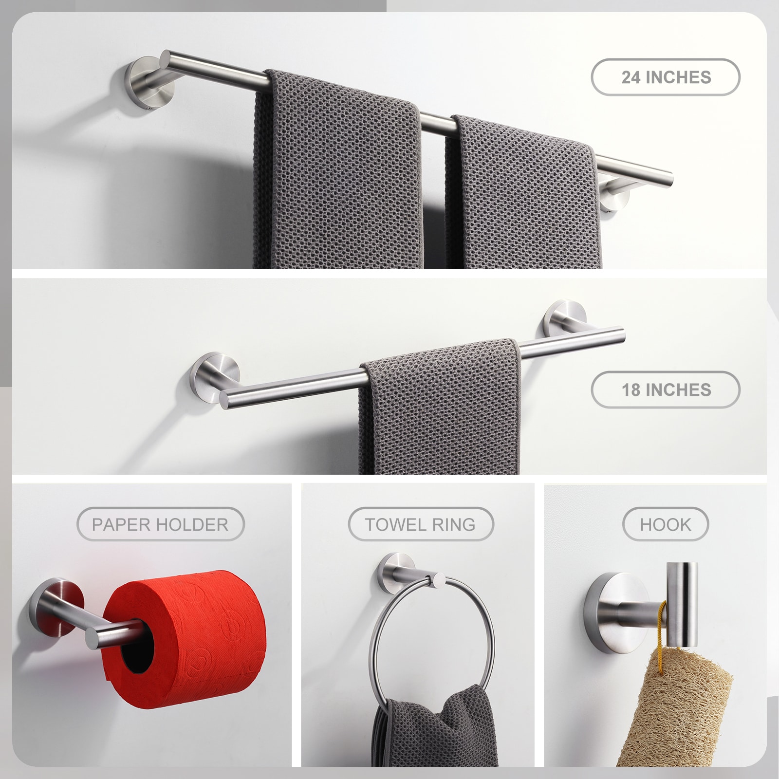 WOWOW 410016-LW Decorative-Bath-Hardware-Kits - View #4