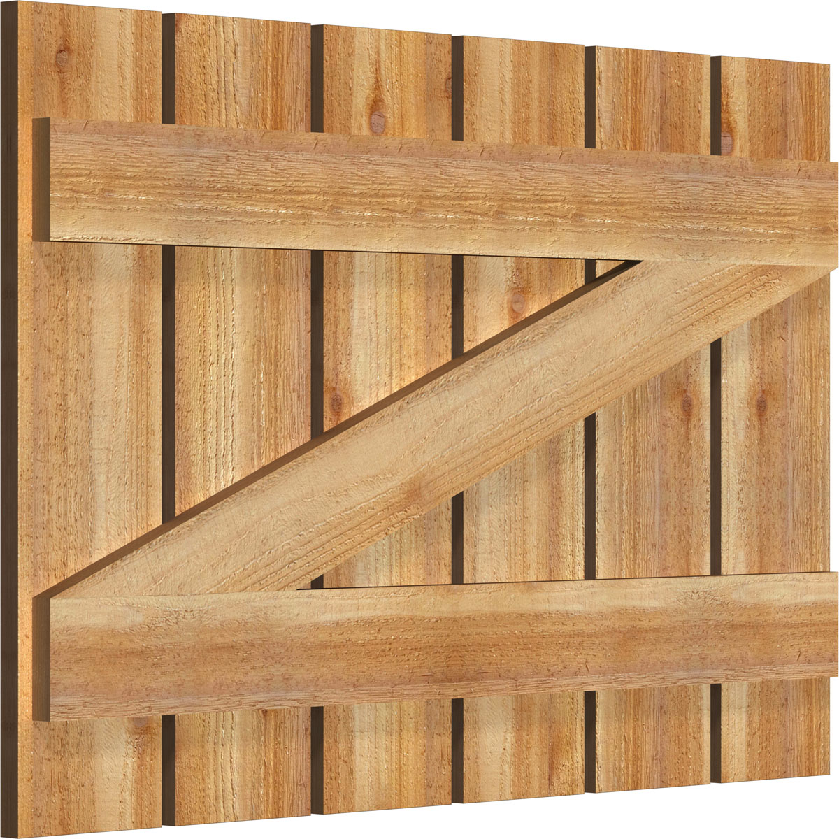 Ekena Millwork RBS06Z35X023RWR Exterior-Shutters - View #2