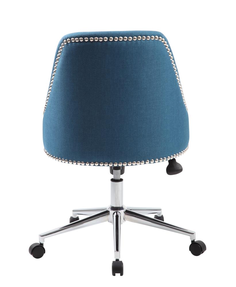 peacock blue office chair