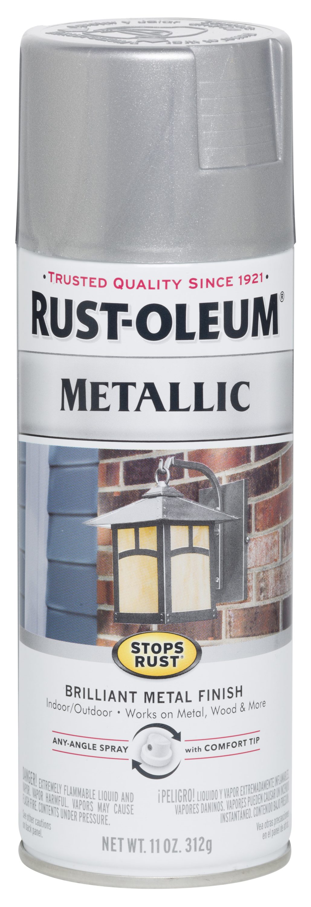 Rust-Oleum Automotive 11 oz. Gloss Silver Metallic Spray Paint (6-Pack)  248652 - The Home Depot