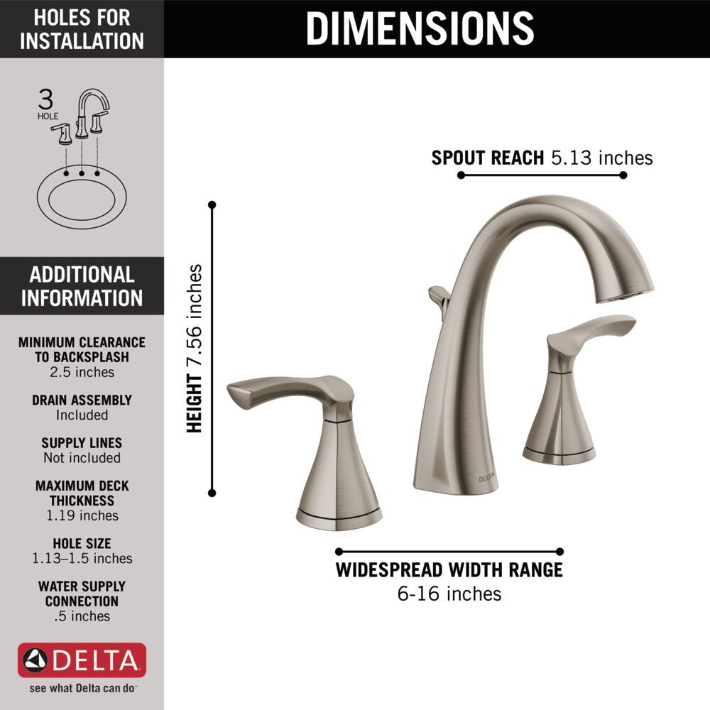 Delta 35748LF-SP Lavatory-Faucets - View #6