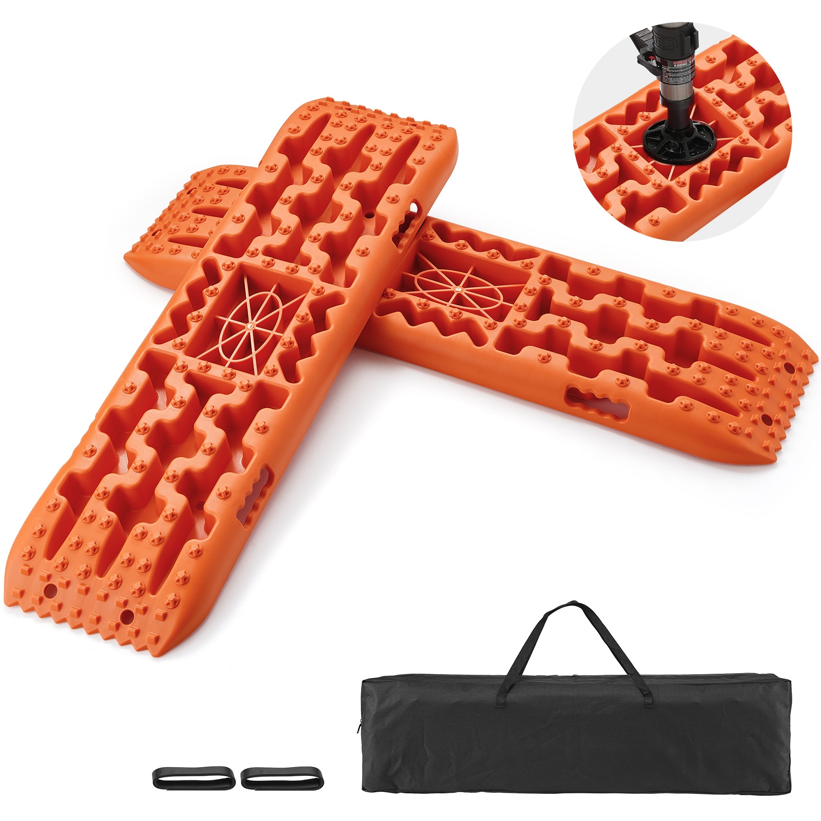 VEVOR QCTKBZBS2JZZN5BMHV0 2PCS 40.9 inch Traction Boards PP Traction tracks/mats