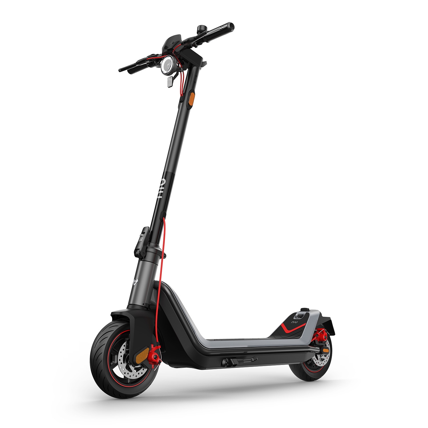 NIU Niu Electric Scooter Kqi3 Max Space Grey;450w Power, 40-mile Long  Range, Max Speed 23.6mph, 25% Hill Climbing, 265lbs Max Load, Self-healing  Tires, Portable Folding Electric Scooter For Adults, Ul Certified in