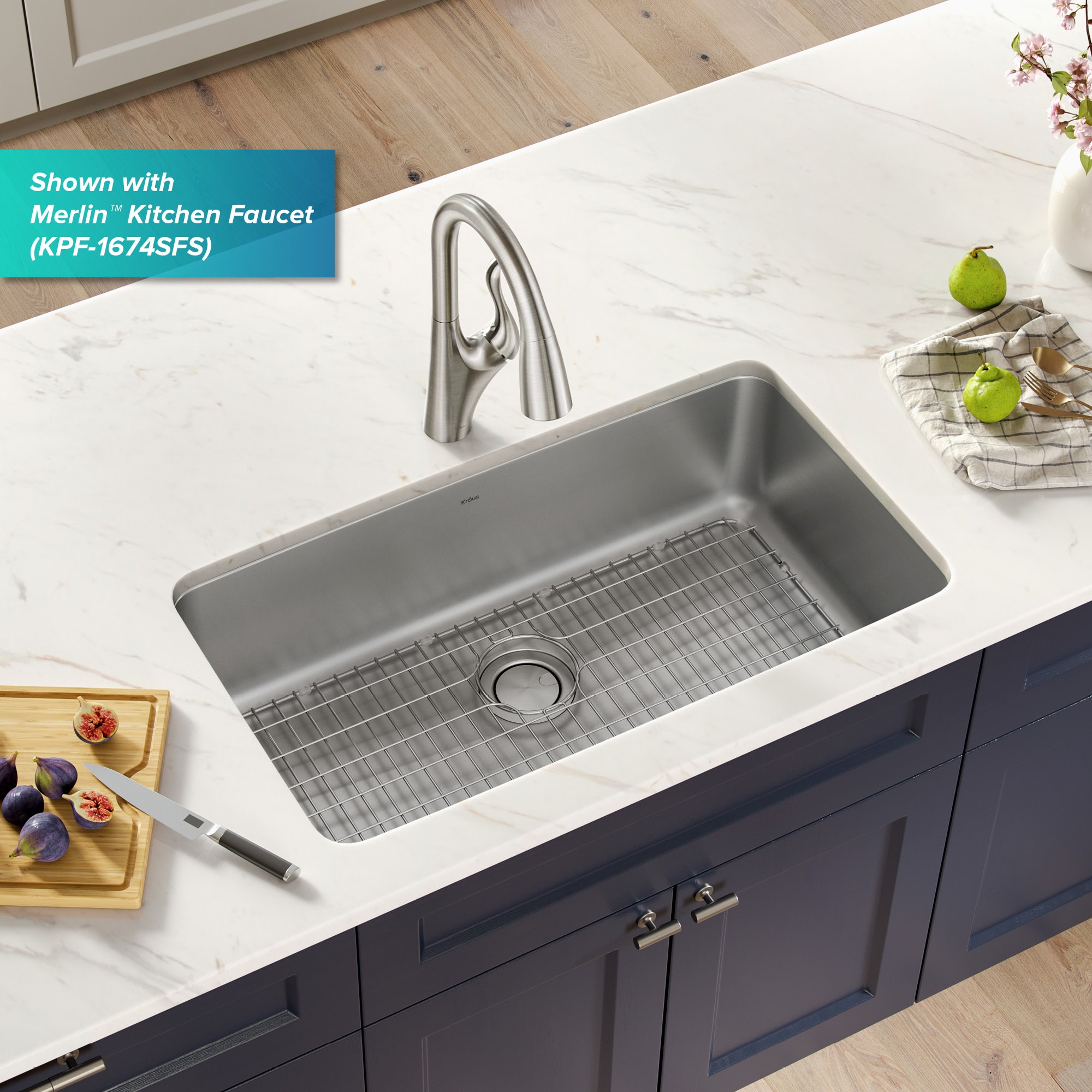 Kraus KA1US33B Kitchen-Sinks - View #10
