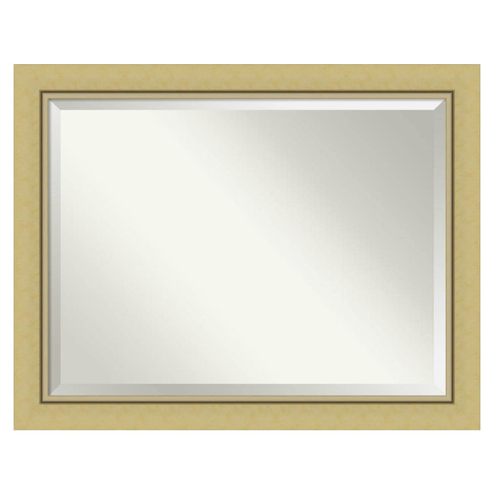 Amanti Art DSW4593684 Landon 46.38-Inches x 36.38-Inches Framed Rectangle Bathroom Vanity Mirror ( Glossy Gold )