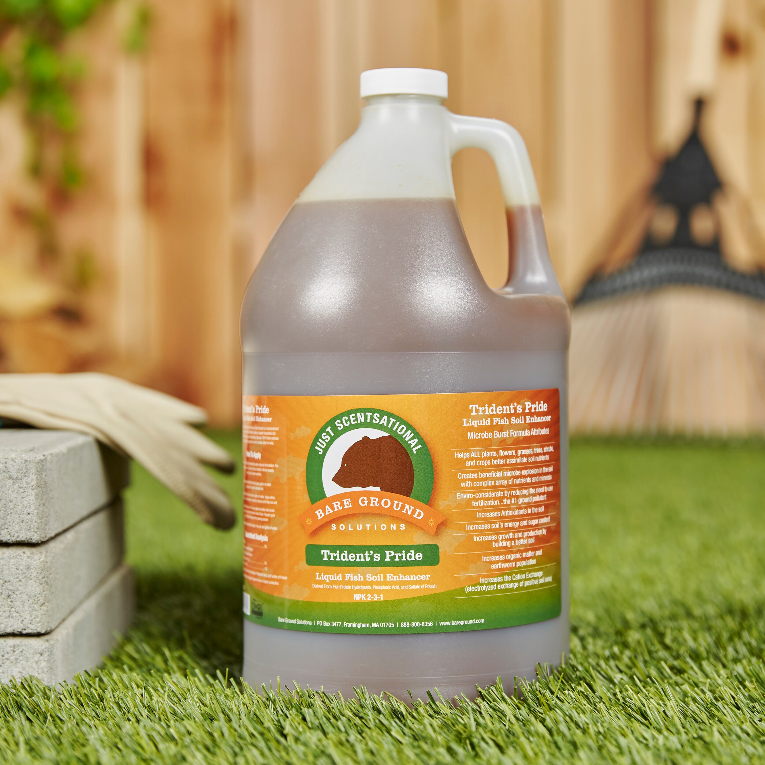 Just Scentsational Bare Ground Solutions TP-128G Lawn-Fertilizer - View #7
