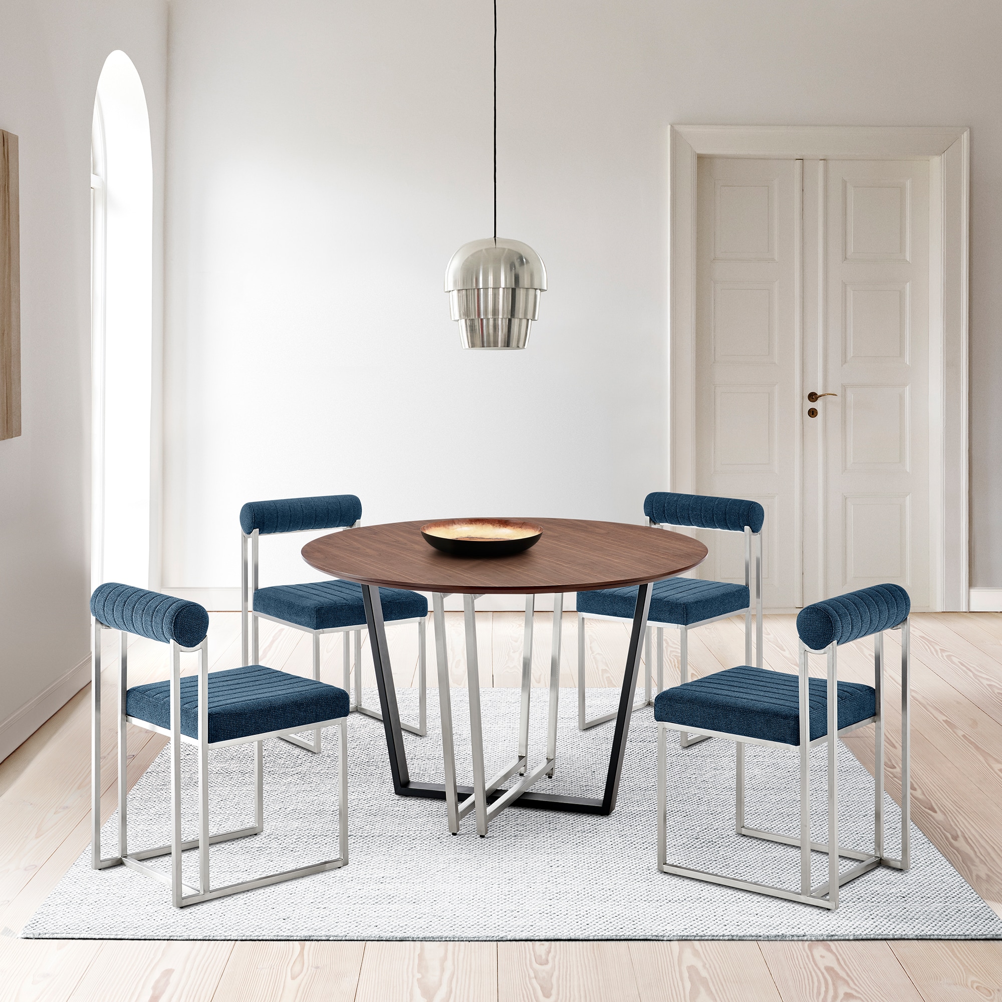 Armen Living SETJO5BSBLU Dining-Sets - View #2
