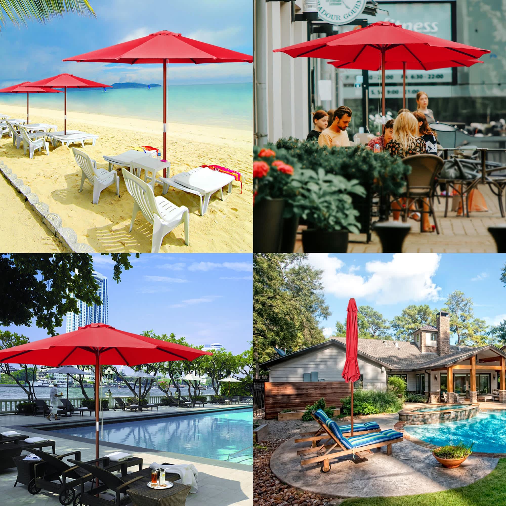 Yescom 07UMB008-9WD-02-N-LO Umbrellas-2 - View #8