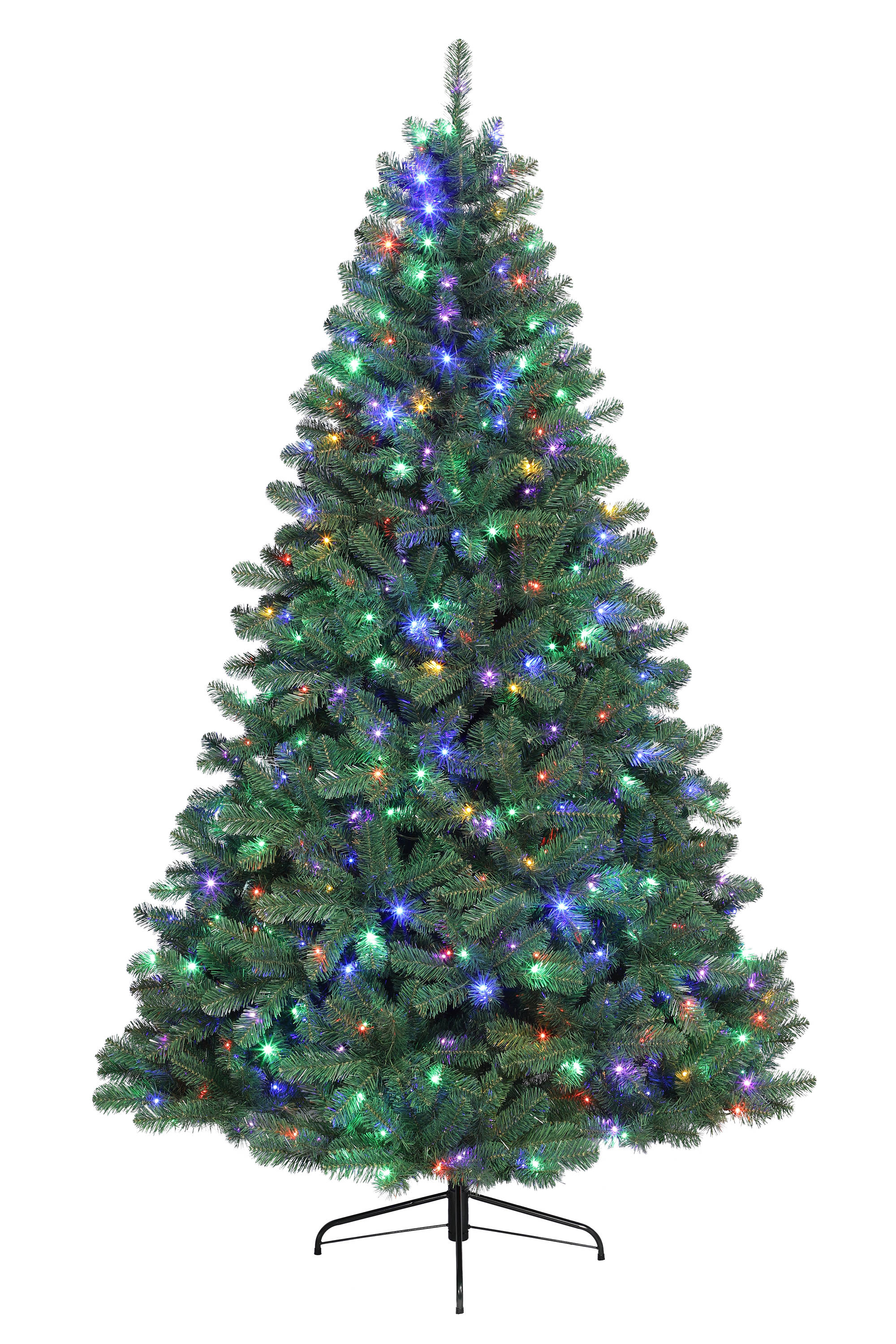 Holiday Living Hudson 7.5-ft Pine Pre-lit Artificial Christmas Tree ...