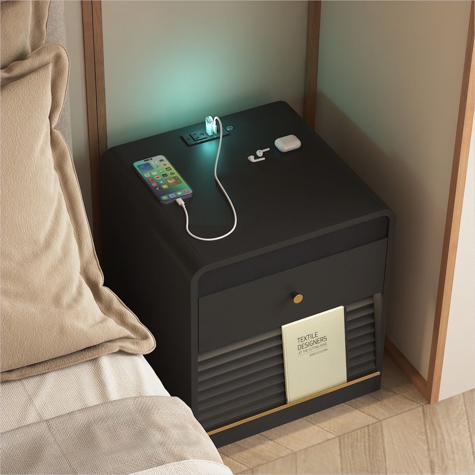 SUNCREAT H4DM3S6I68KS nightstands - View #2