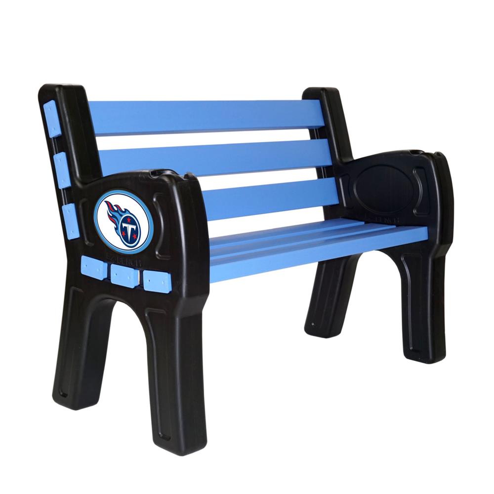 Imperial International Tennessee Titans 48-in L NFL Recycled Plastic Park  Bench in the Park Benches department at