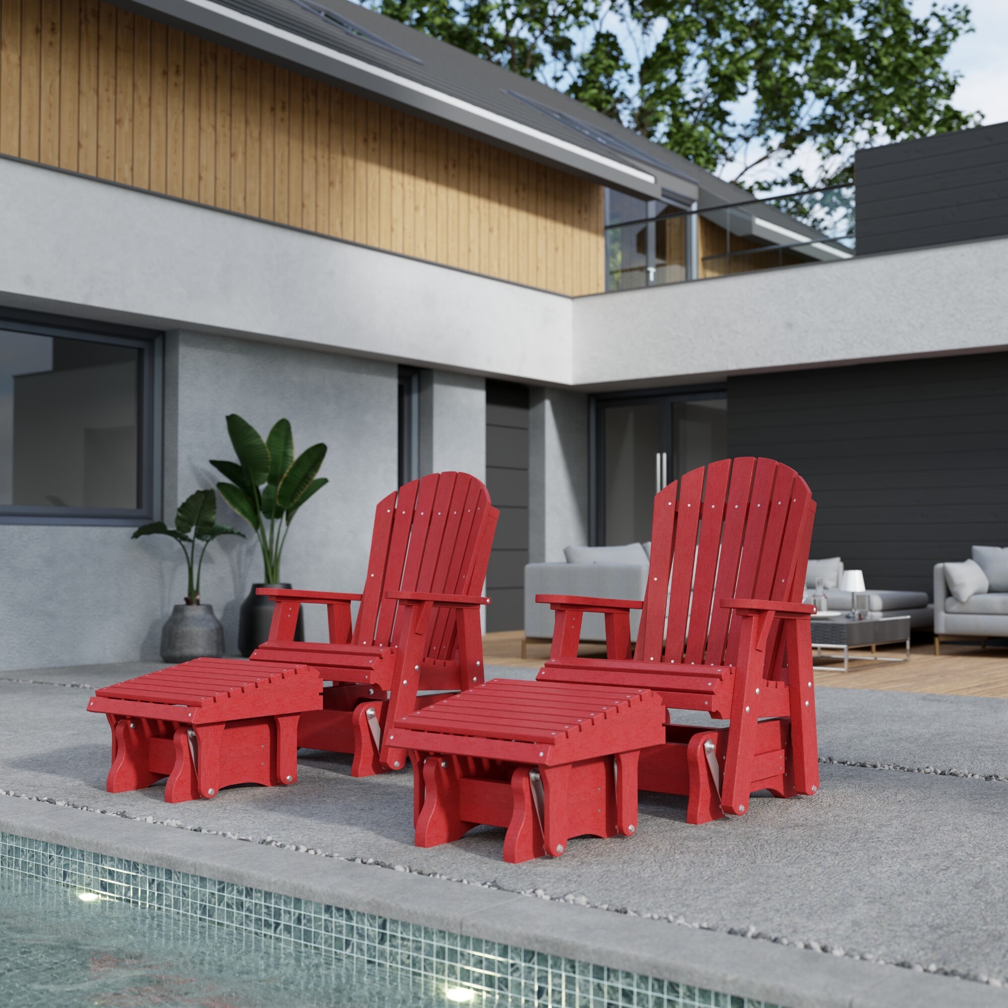 Wildridge LCC-118-CR Stools-Ottomans - View #2