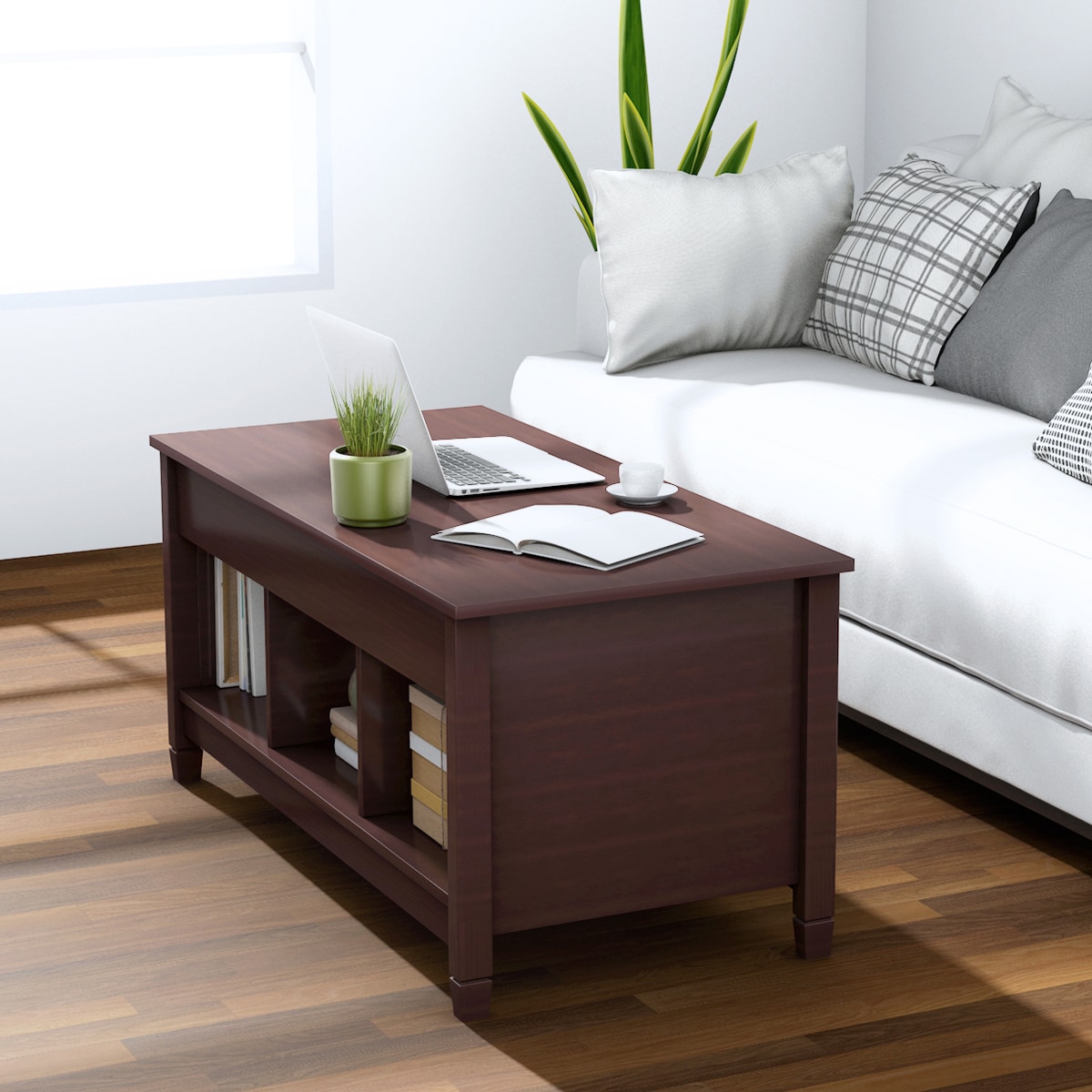 Costway HW55643CF Coffee-Tables - View #5