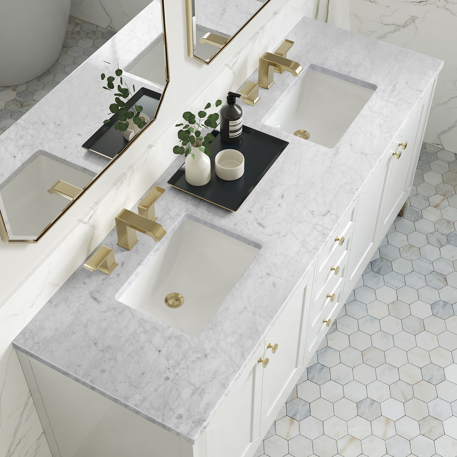 James Martin Vanities 305-V72-GW-3CAR Bath-Vanity-Combo - View #4