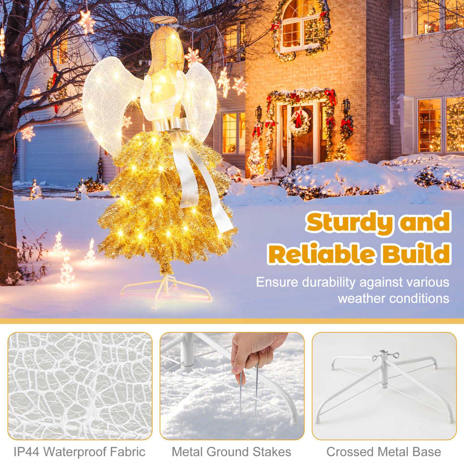 Costway HCST04414 Outdoor-Christmas-Decor - View #8