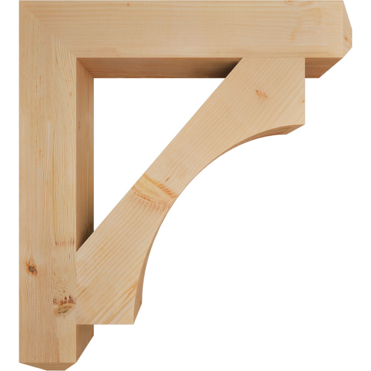 Ekena Millwork BKT06X36X40WTL04SDF Exterior-Brackets-Braces - View #3