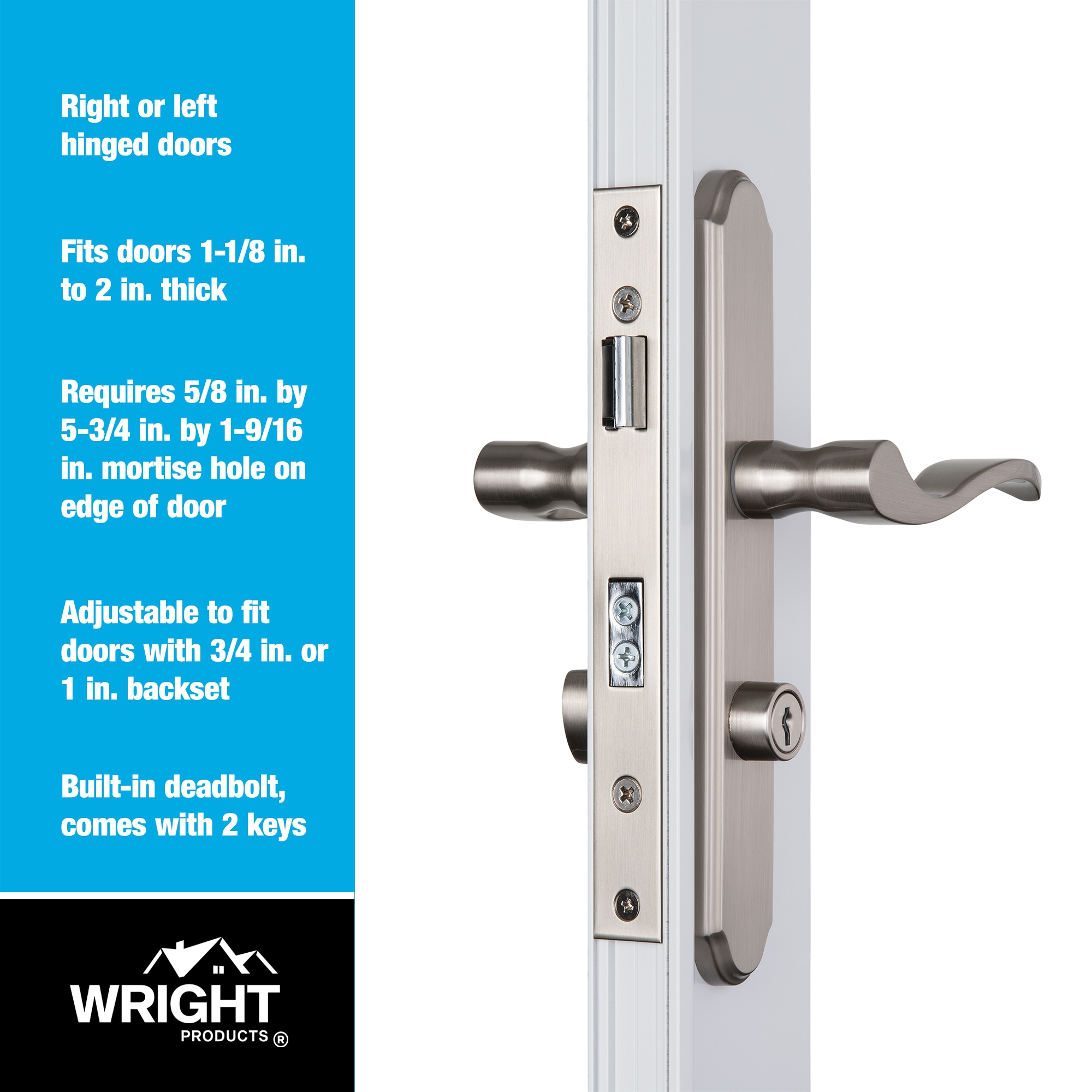 WRIGHT PRODUCTS VMT115SN Screen-Storm-Door-Handles - View #7