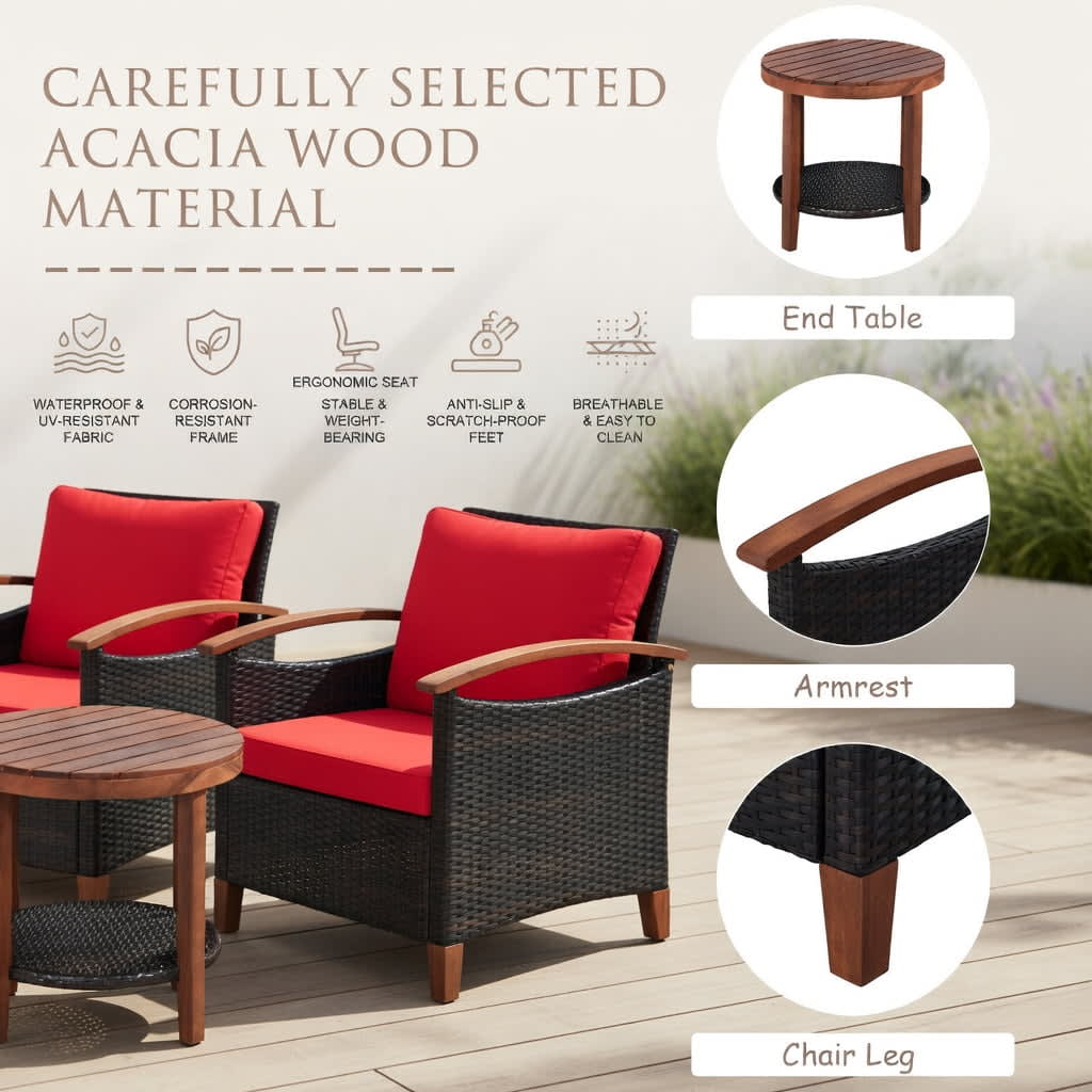 Choco Moon 5357740124004 Patio-Conversation-Sets - View #5