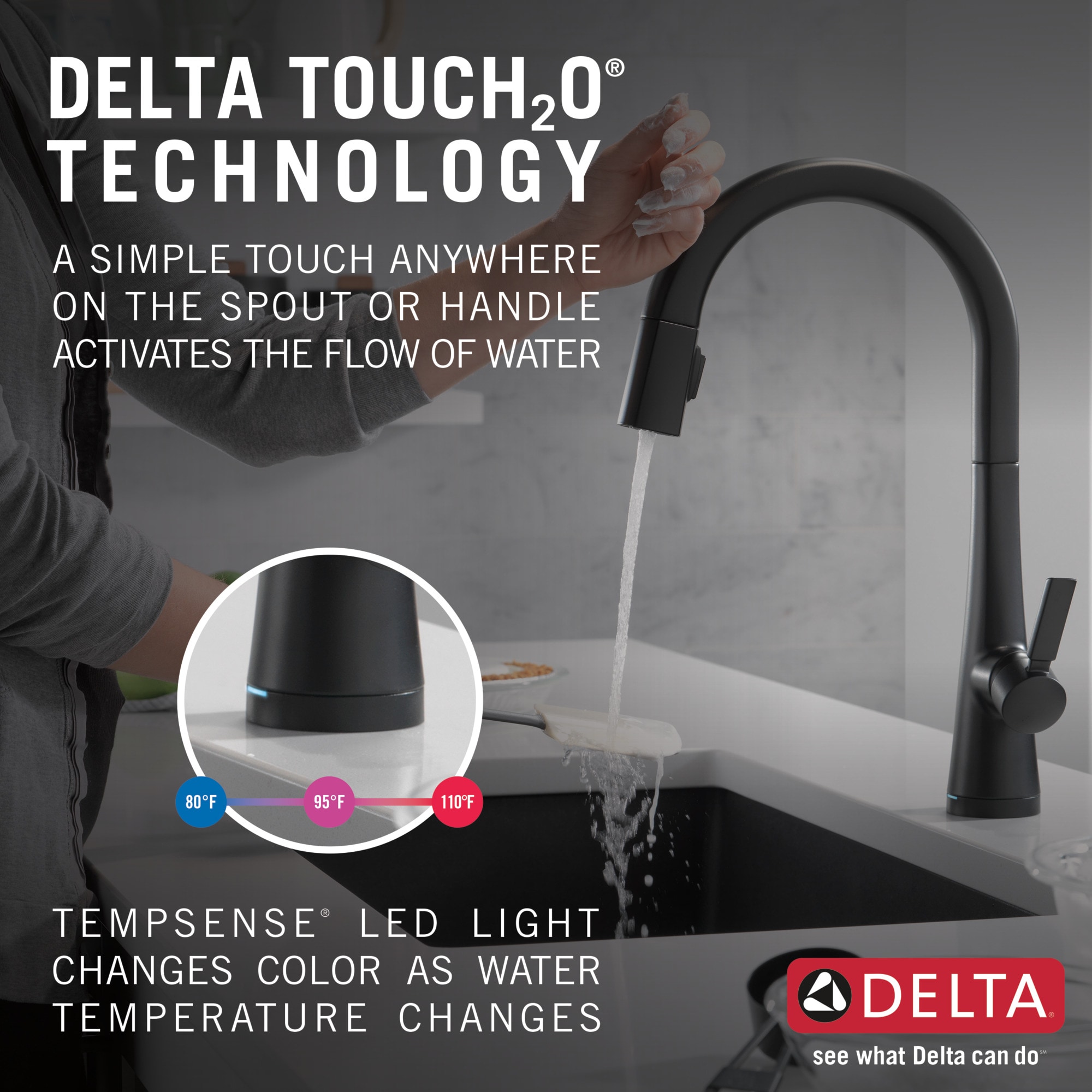Delta 9191T-BL-DST Kitchen-Faucets - View #13