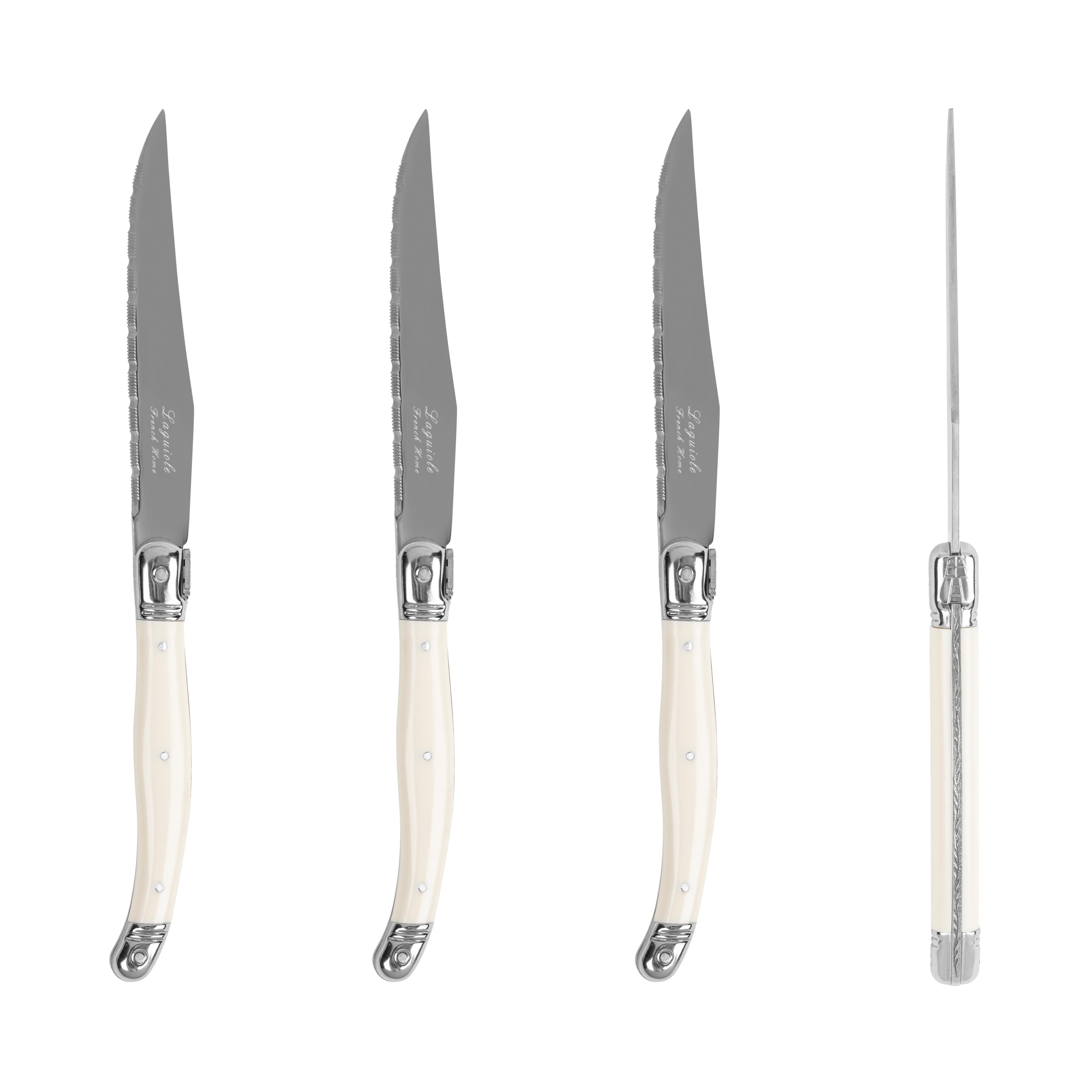 French Home Laguiole LG160 4 -Piece Steak Knife