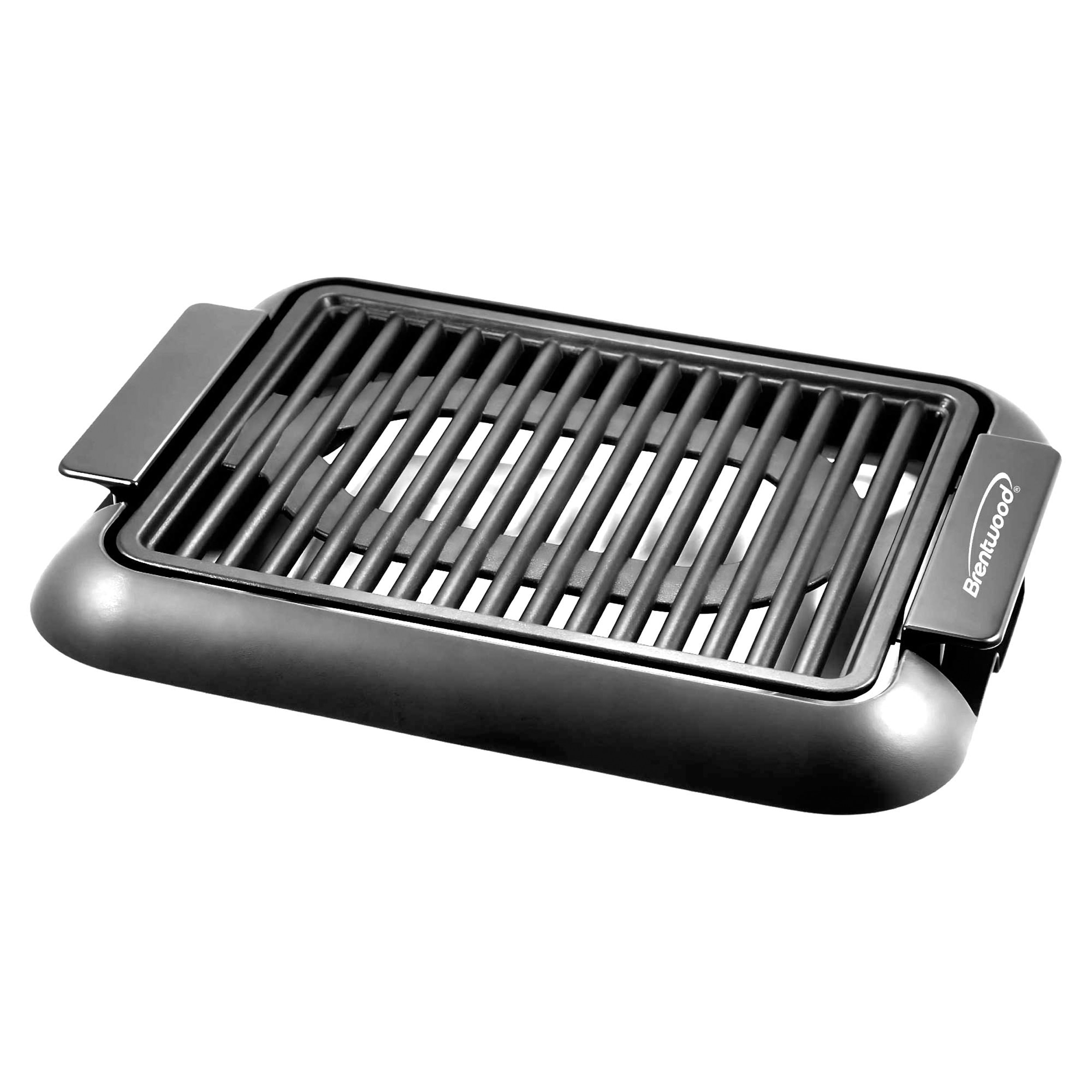 Brentwood -  12.6 Inch x 10 Inch Electric Smokeless Indoor Grill with Ceramic Non-Stick Surface