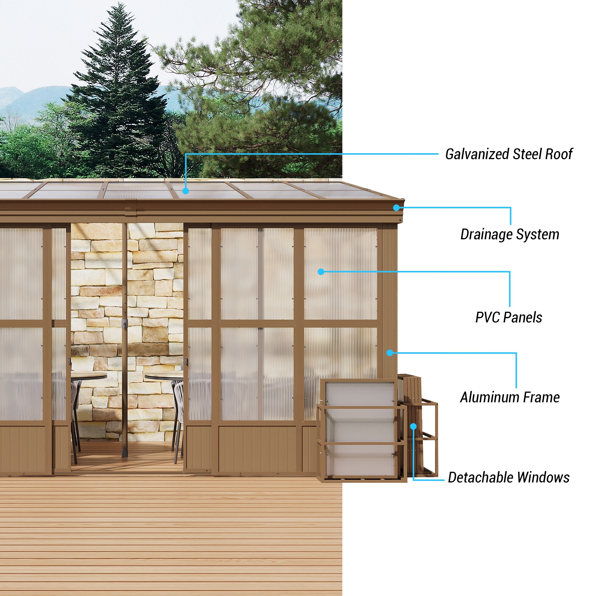 Dimakai DK-FP164559 Wood-Resin-Gazebos - View #10