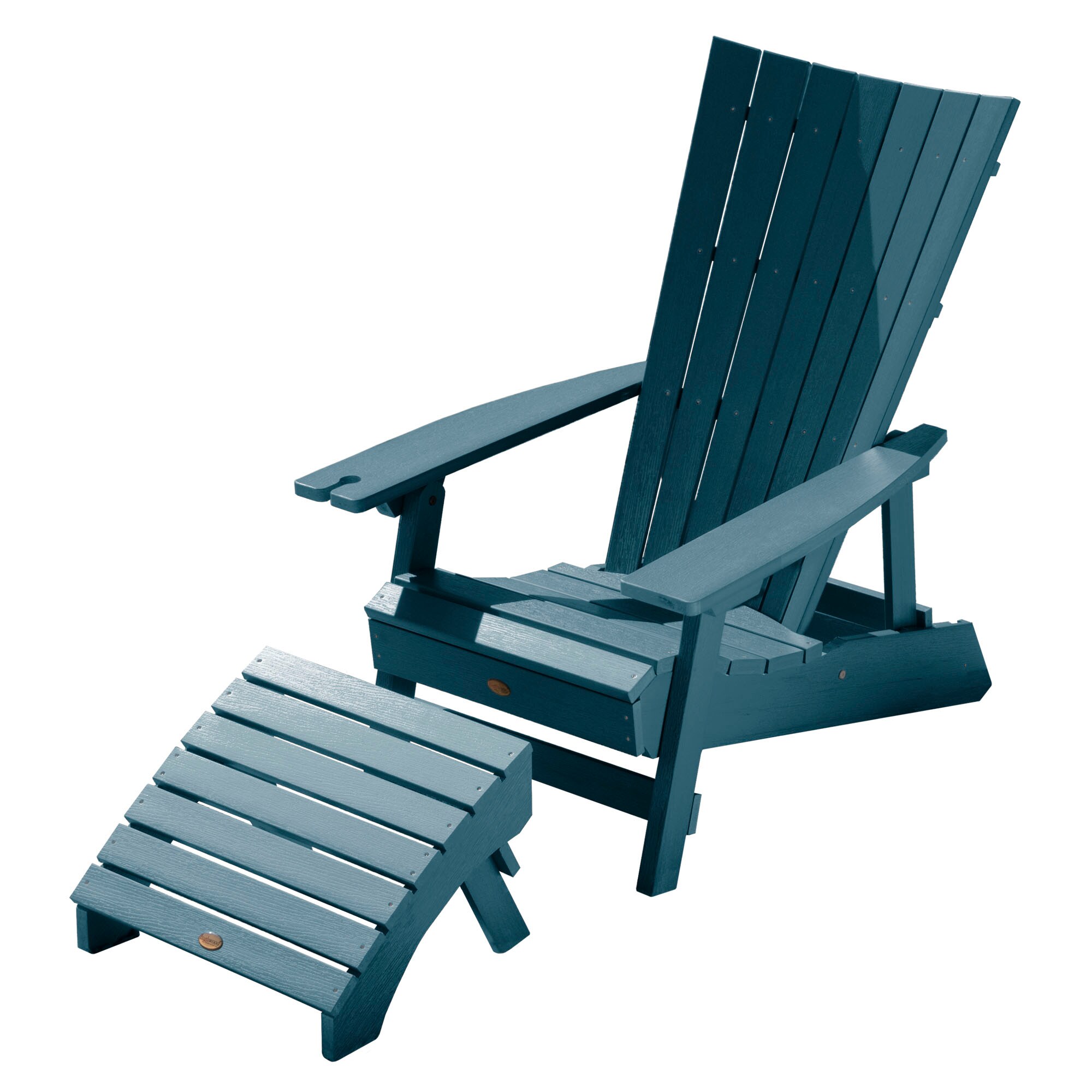 highwood AD-KITADRI2-NBE The Adirondack 2-Piece Patio Conversation Set