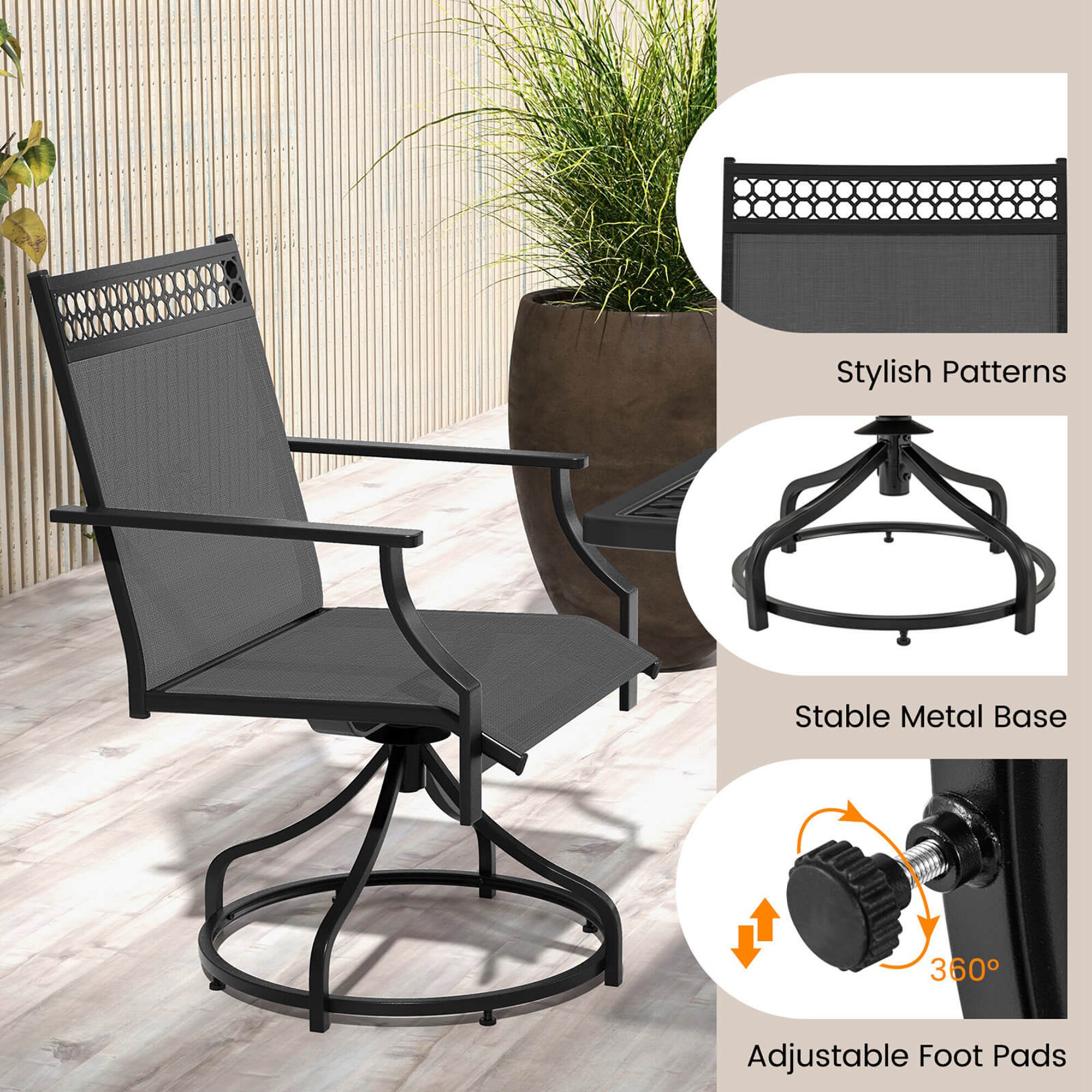 Costway HCST03227 Dining-Chairs - View #3