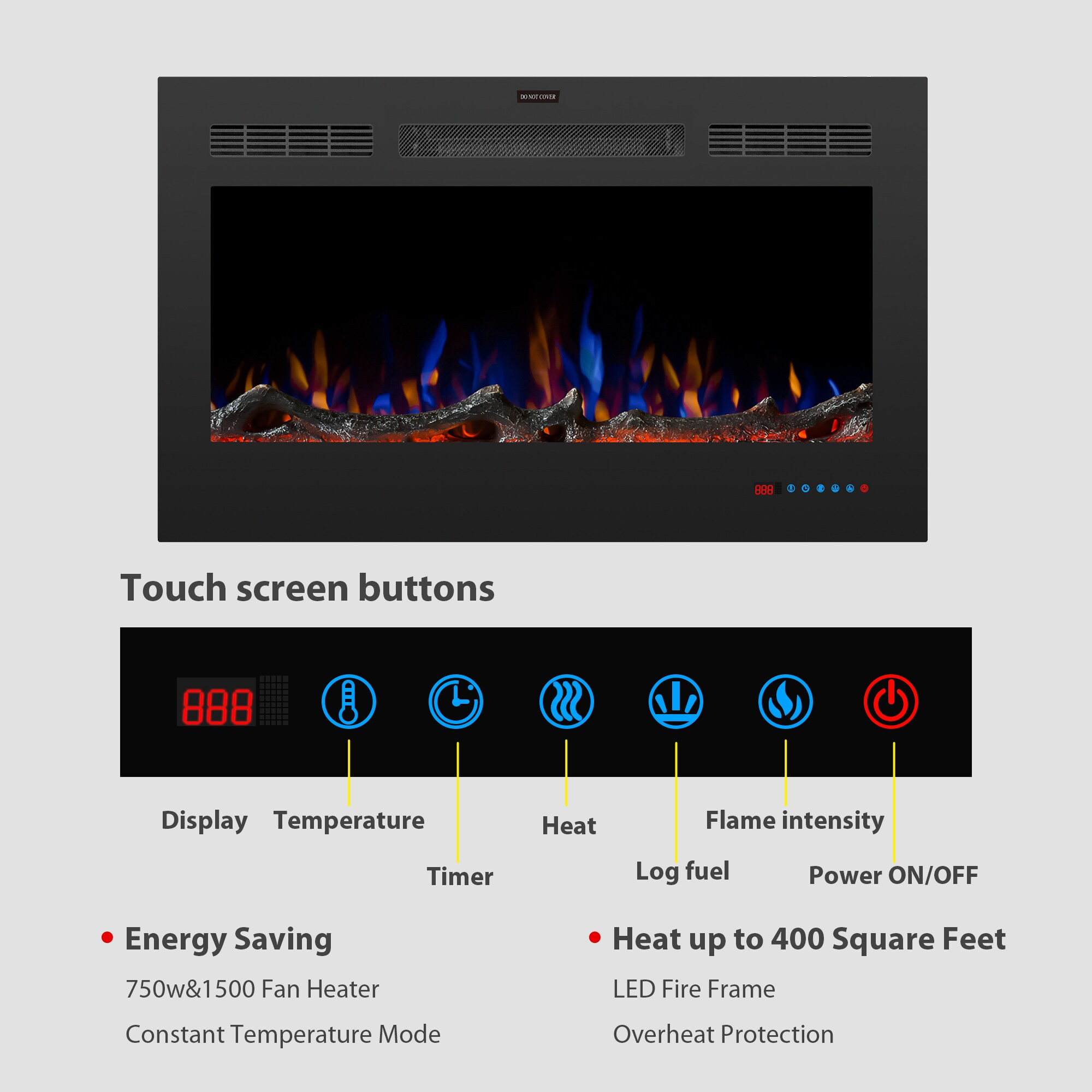 CASAINC TR-83136IN Electric-Fireplaces - View #11