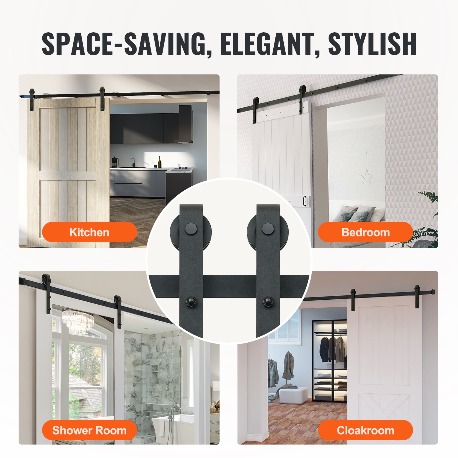 VEVOR GCYMWJTJHS108DUJHV0 Barn-Door-Roller-Kits - View #7