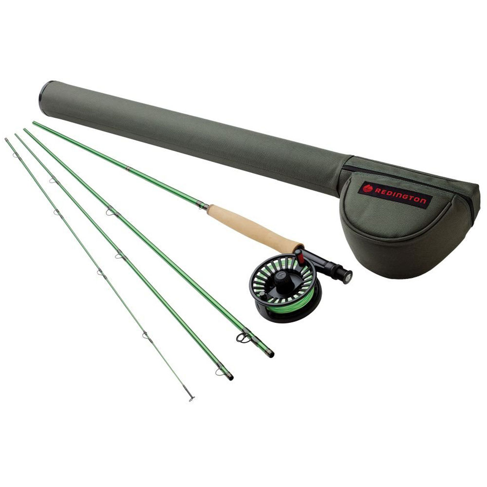 Redington Black Graphite Fly Fishing Rod - Lightweight and Portable for  Outdoor Fishing in the Fishing Equipment department at